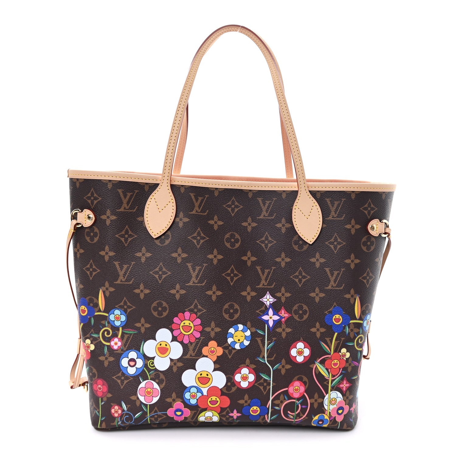 LV X TM Monogram Flowers Neverfull MM