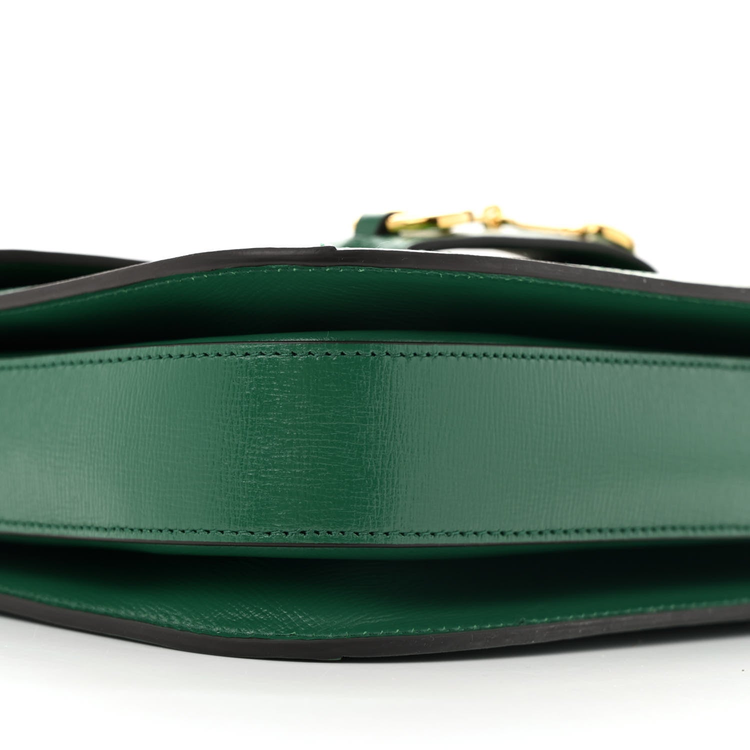 Azalea Calfskin Horsebit 1955 Shoulder Bag New Shamarock Emerald
