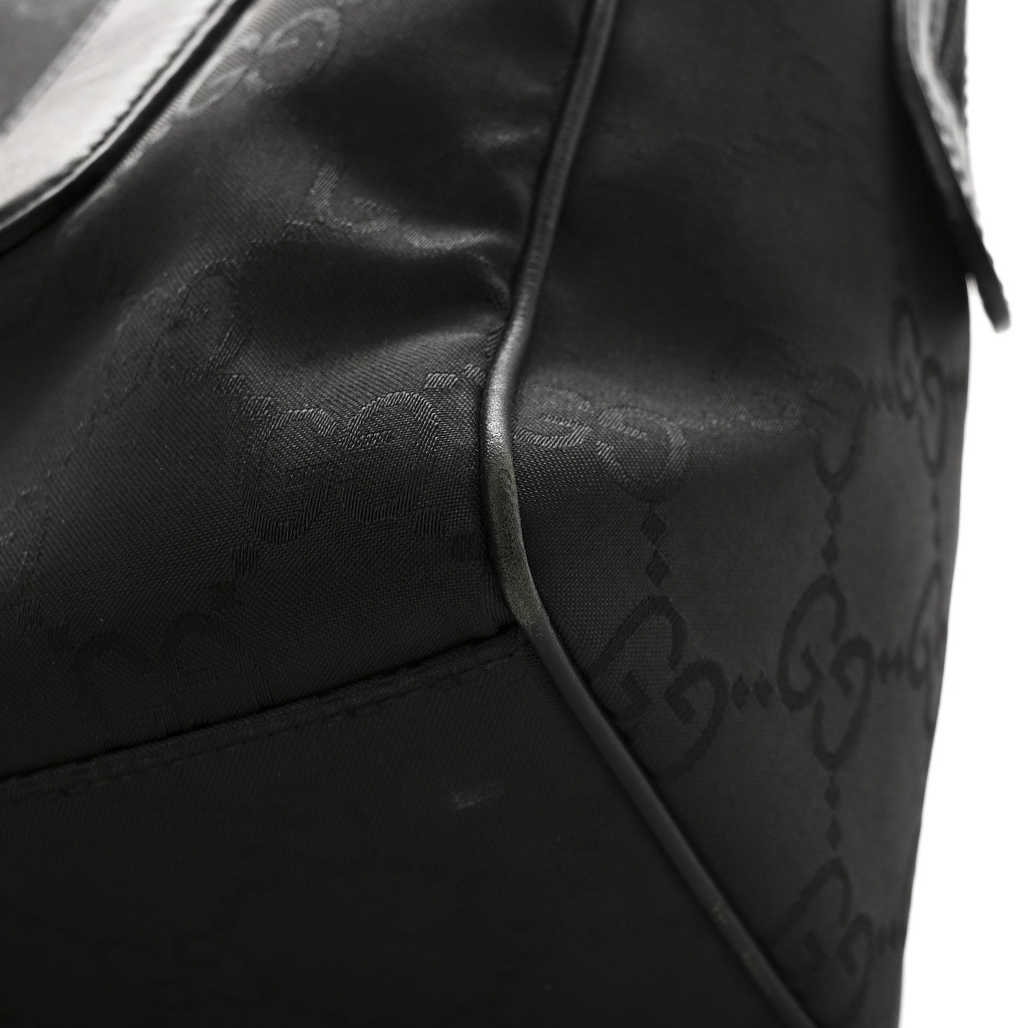Nylon Monogram Small Boston Black