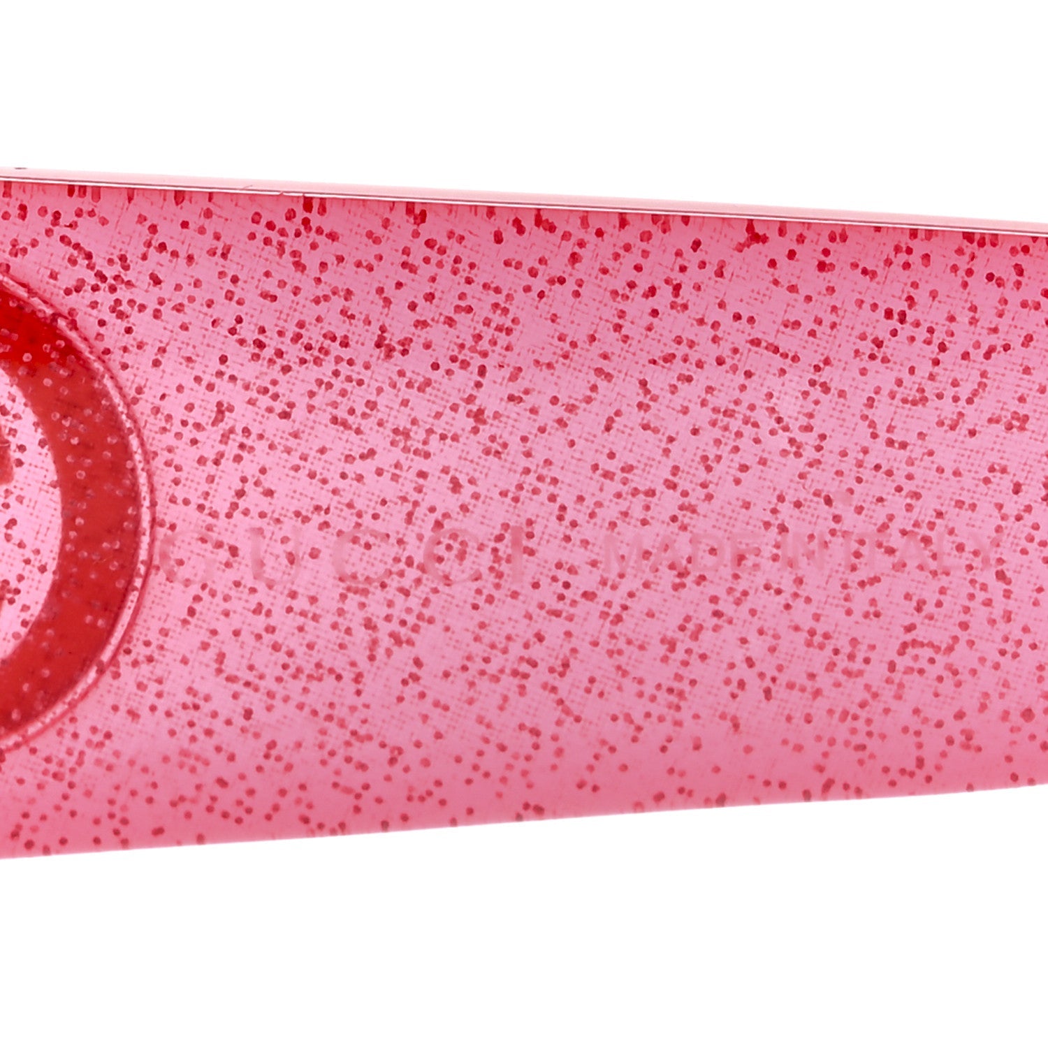 Acetate Square Frame Glitter GG0141S Sunglasses Pink