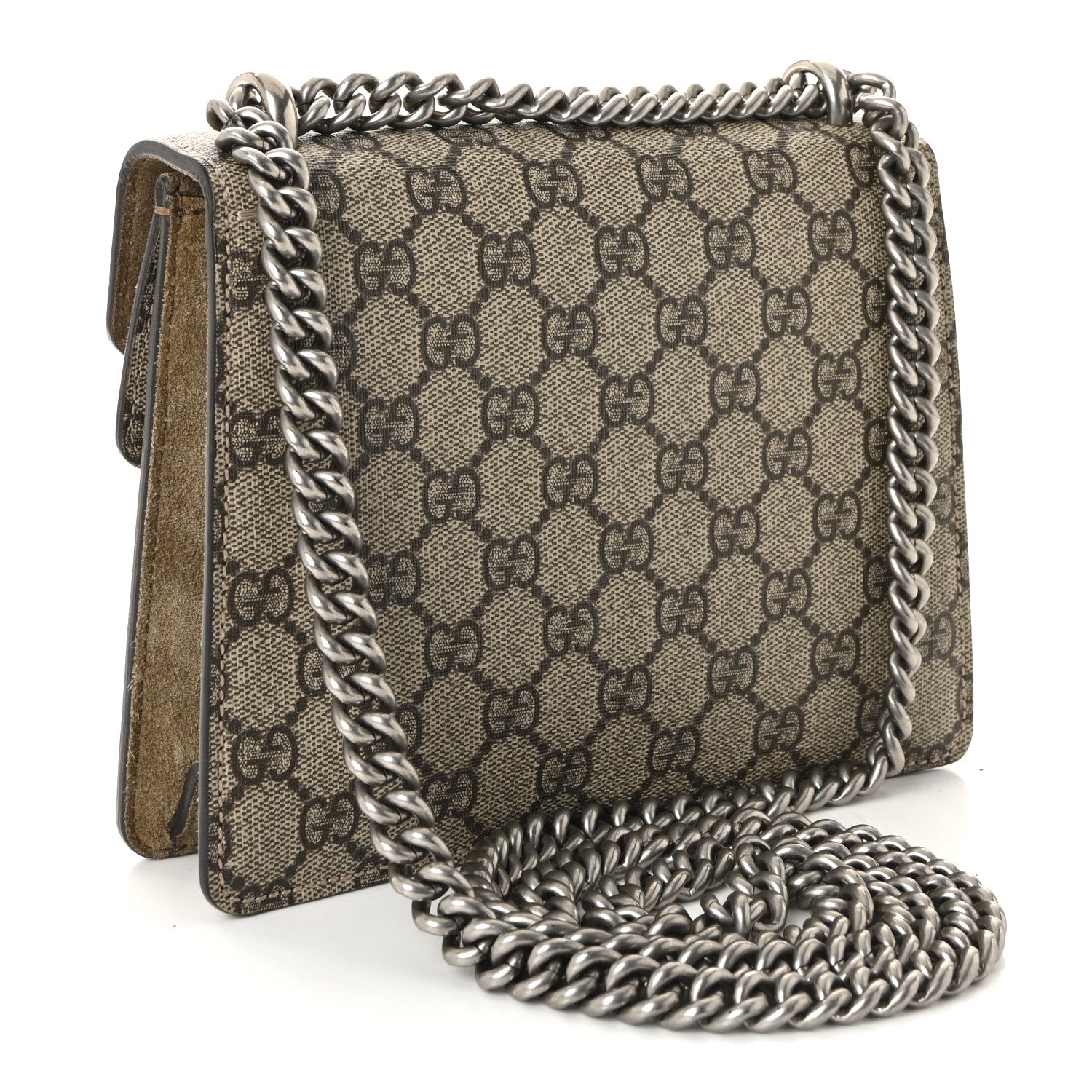 GG Supreme Monogram Mini Dionysus Shoulder Bag Taupe