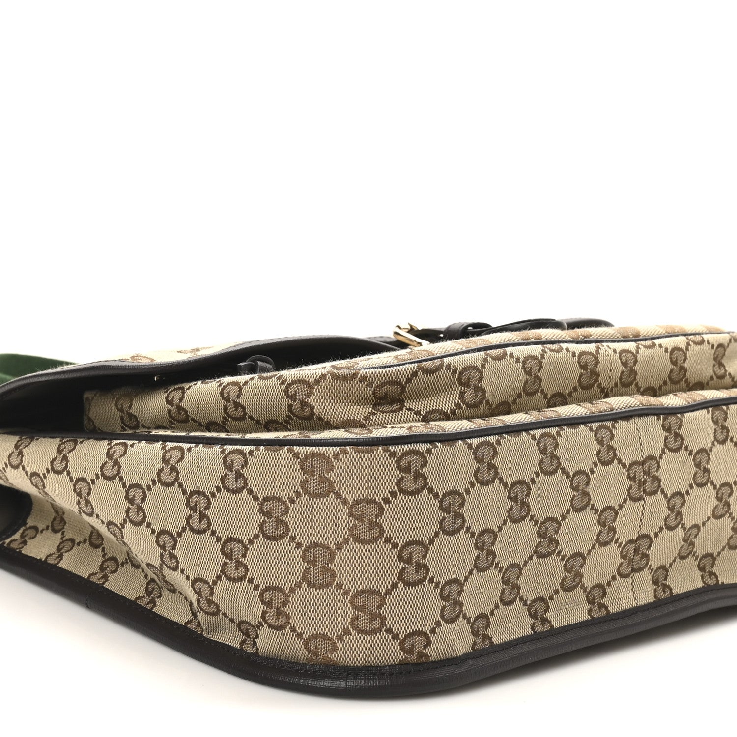 Monogram Web Childrens Messenger Bag Beige Ebony Cocoa
