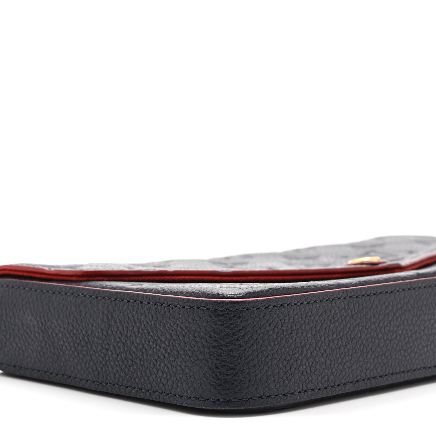 Empreinte Pochette Felicie Chain Wallet Marine Rouge