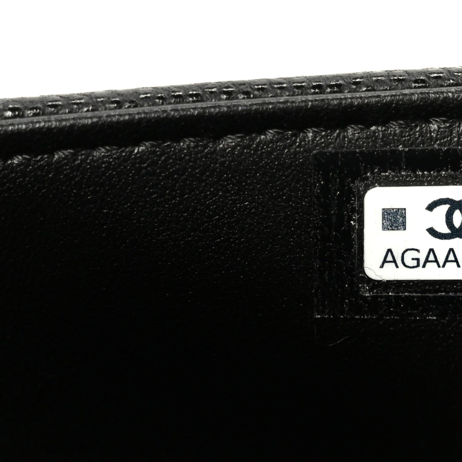 Shiny Caviar Mini Preppy Coco Shoulder Bag Black
