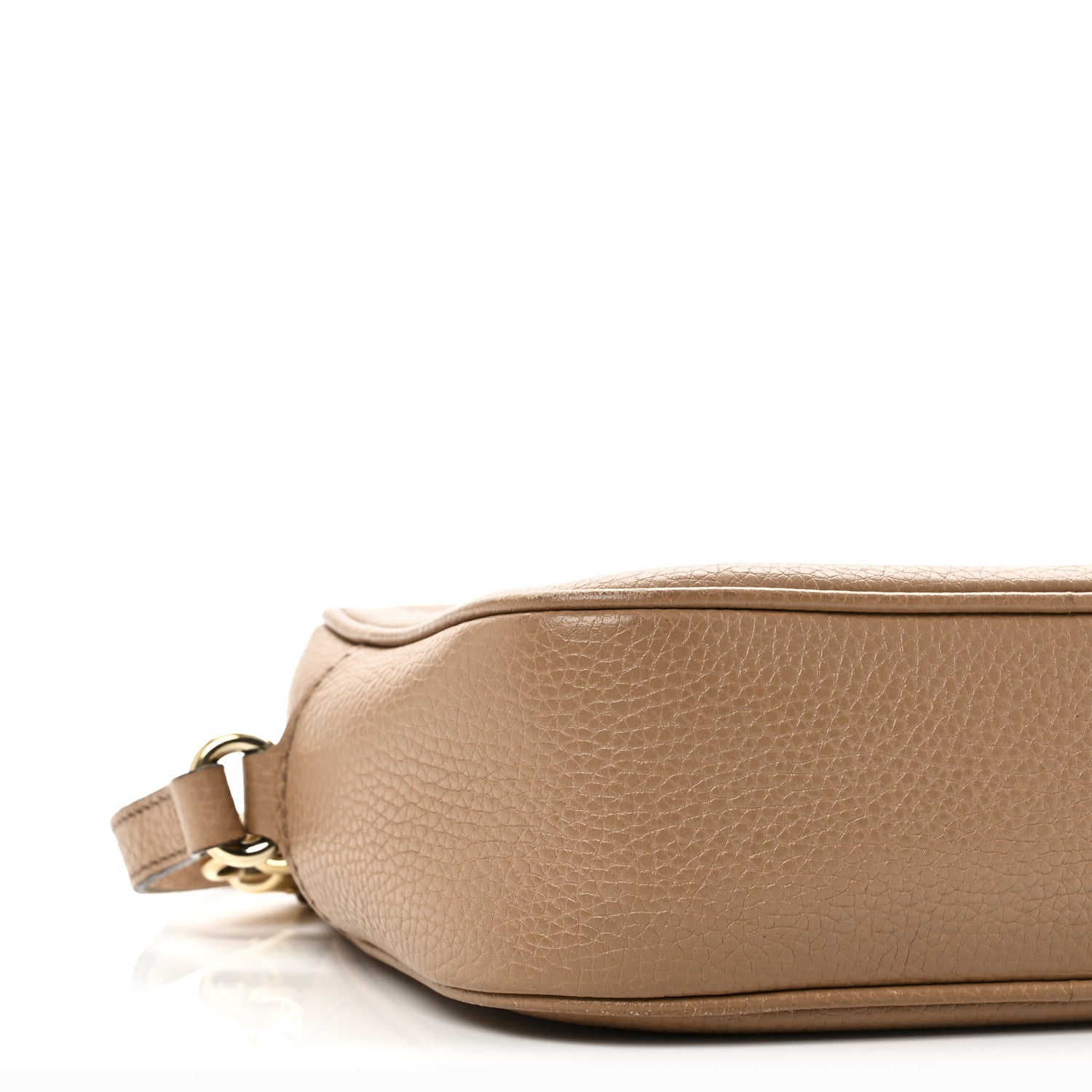 Pebbled Calfskin Small Soho Disco Bag Camelia