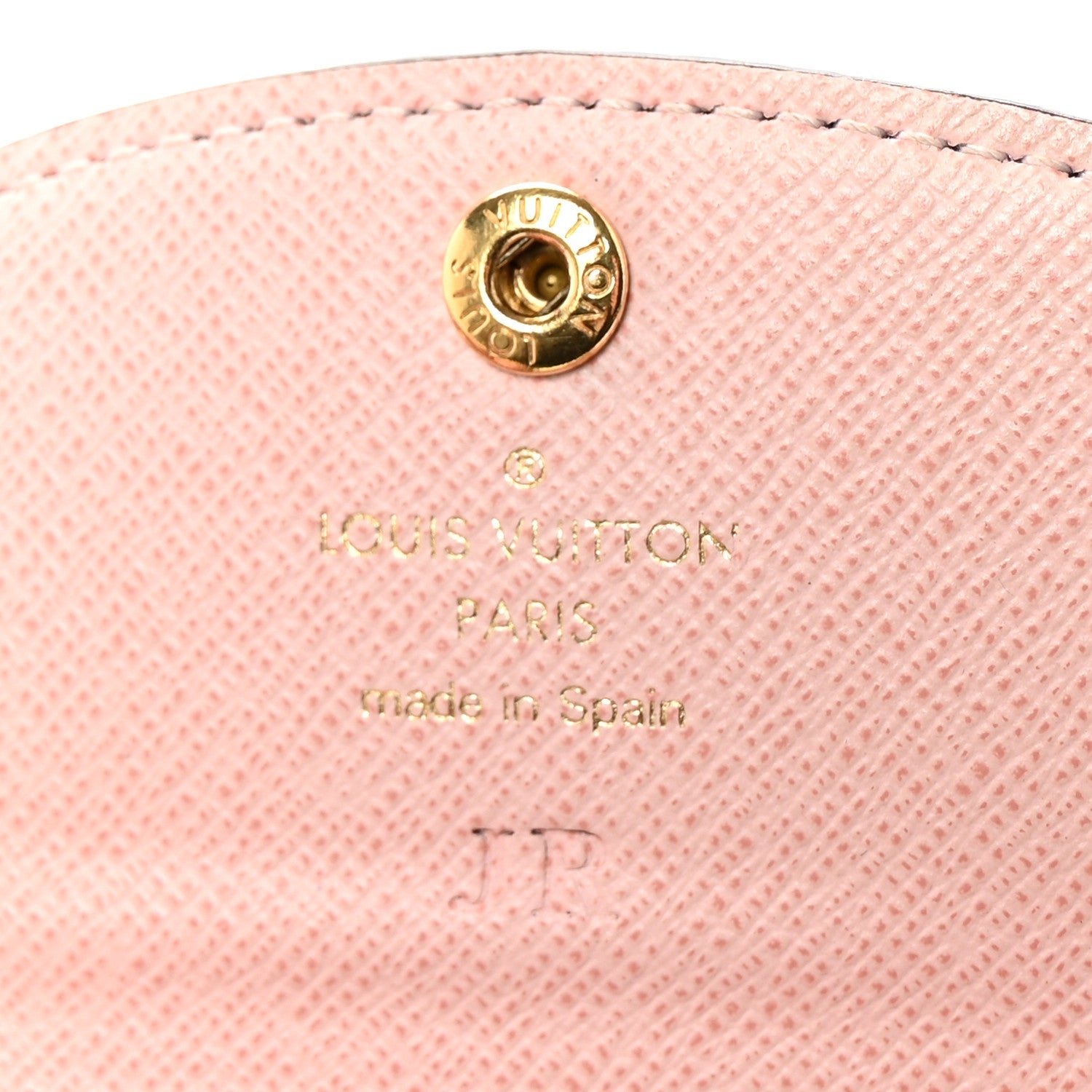 Damier Ebene Rosalie Coin Purse Rose Ballerine