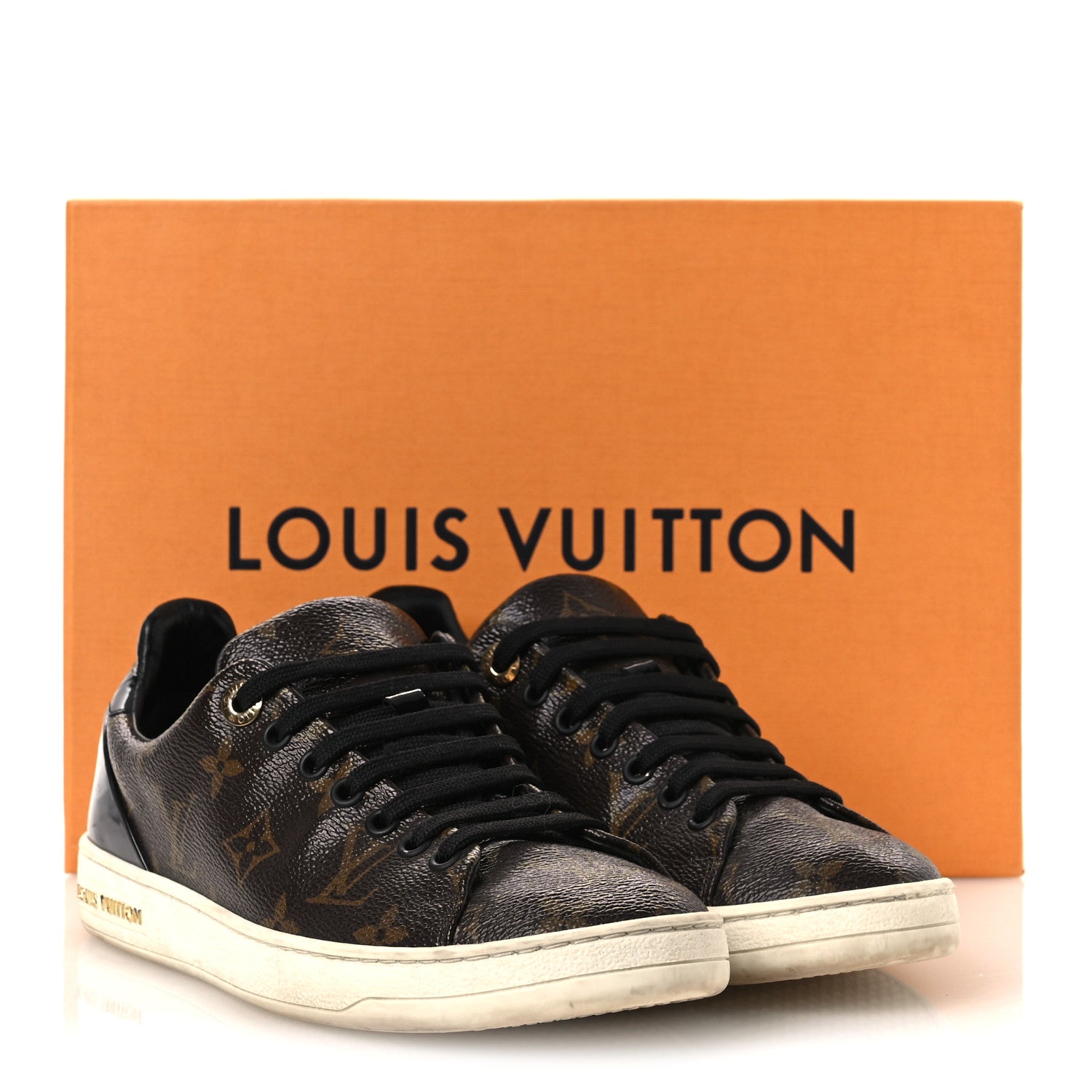 Patent Monogram Frontrow Sneakers 37