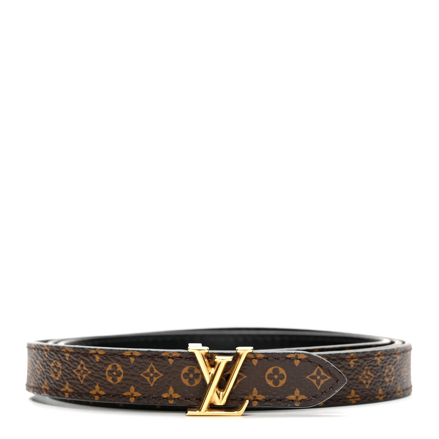 Calfskin Monogram 15mm Mini LV Reversible Belt 90 36 Black