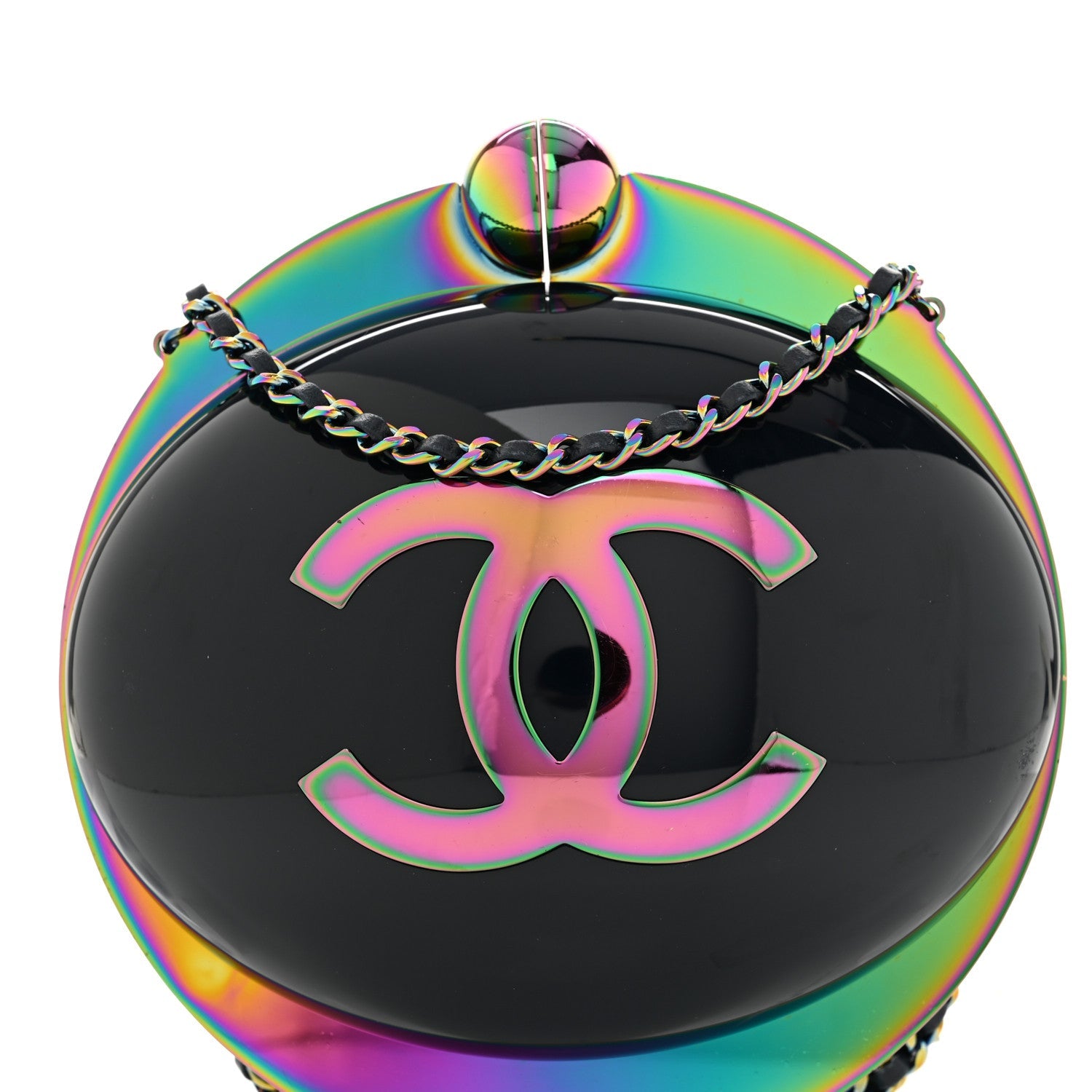 Resin CC Evening On The Moon Minaudiere Multicolor