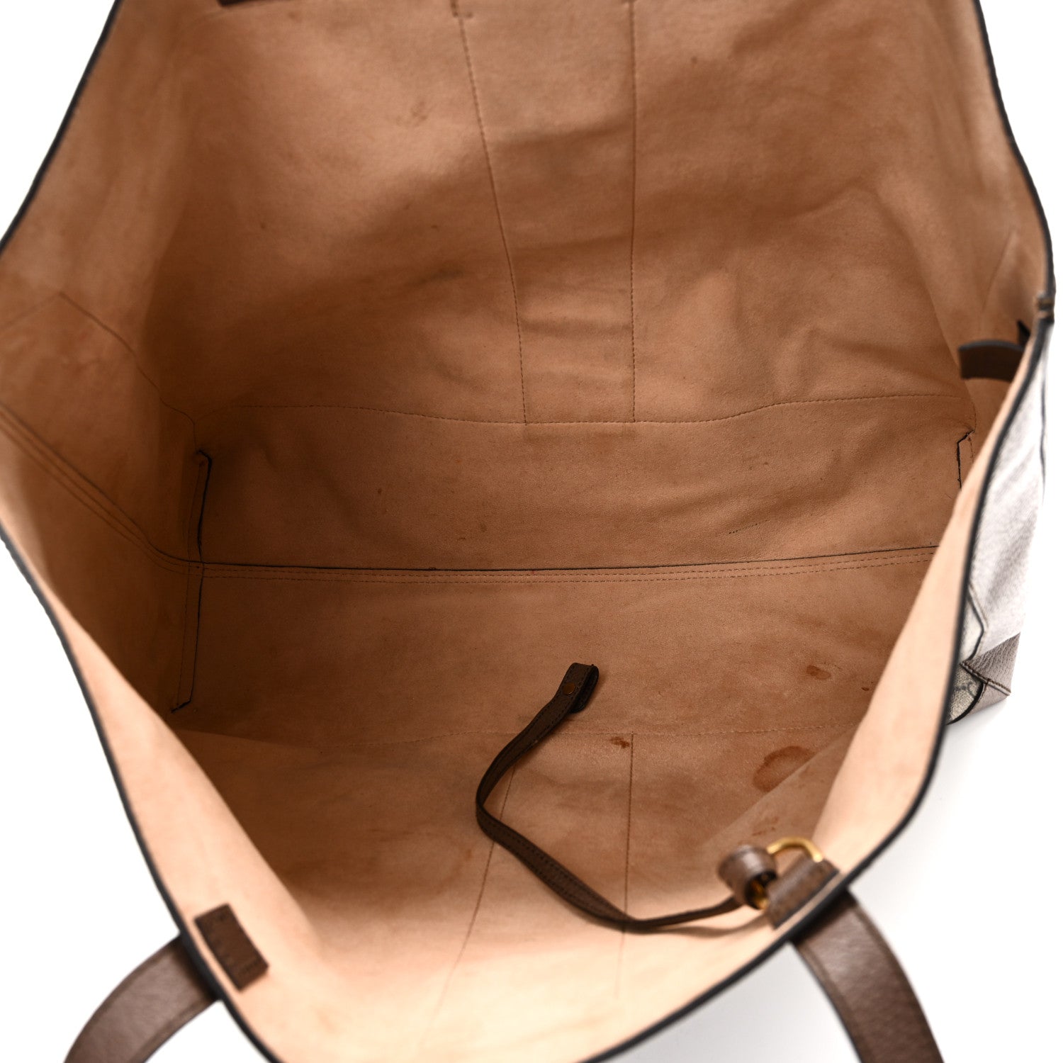 GG Supreme Monogram Web Ophidia Tote Brown