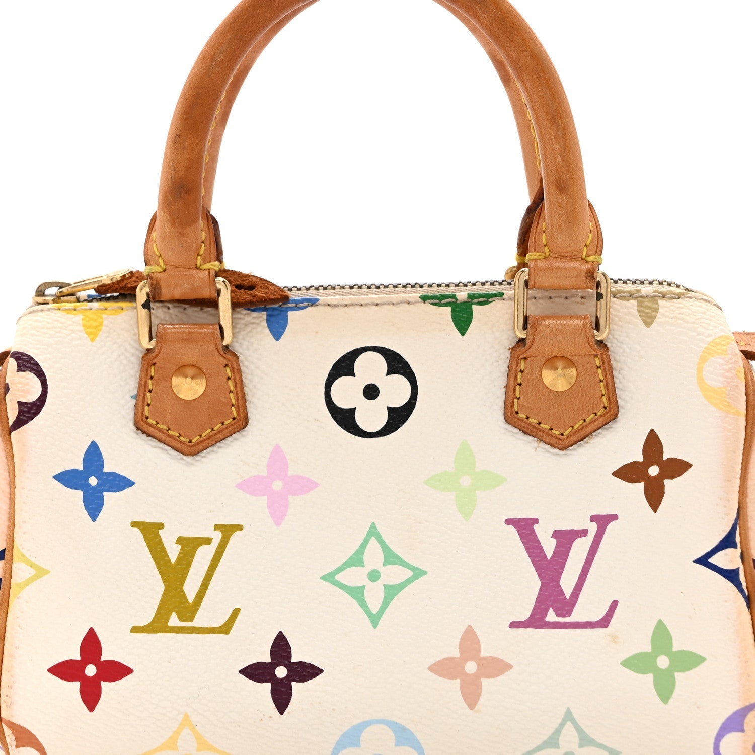 Monogram Multicolor Mini Sac HL Speedy White