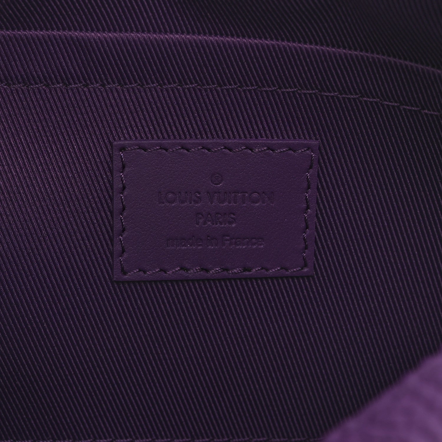 Taurillon Monogram Mini Soft Trunk Black Purple Night