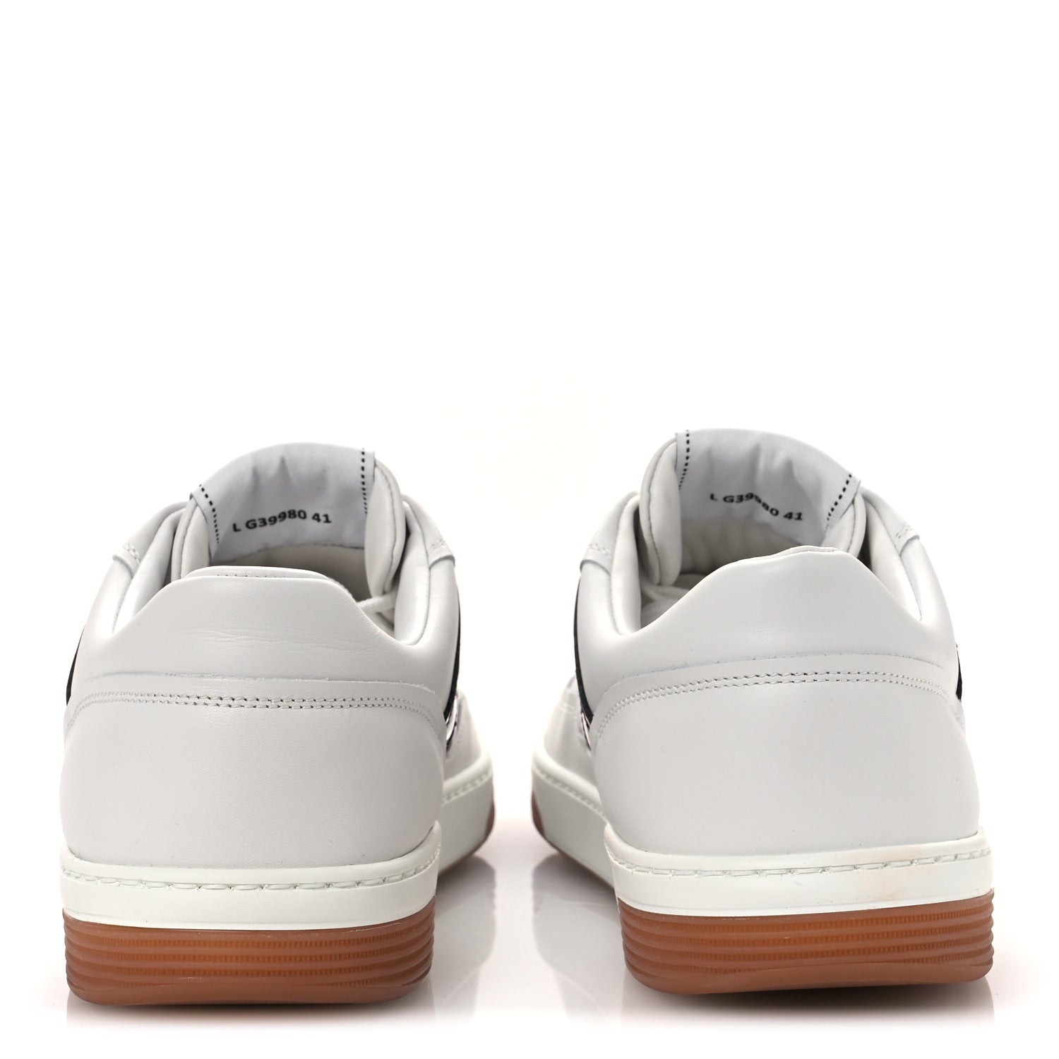 Calfskin Patent Calfskin Mens CC Sneakers 41 White Pink Red