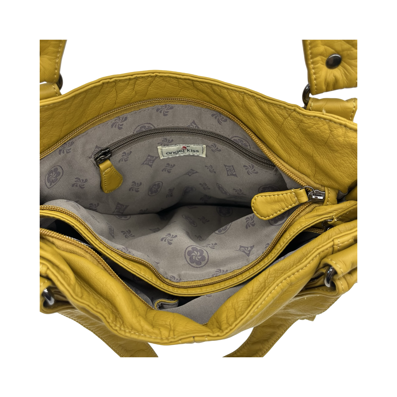 Handbag By Clothes Mentor In Yellow, Size:Medium