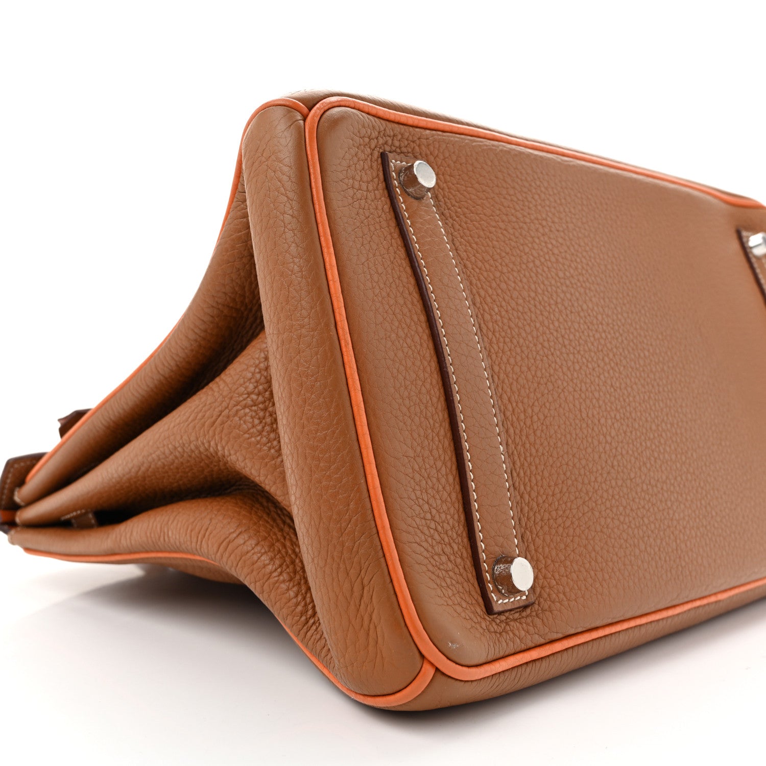 Togo Horseshoe Birkin 35 Gold Orange