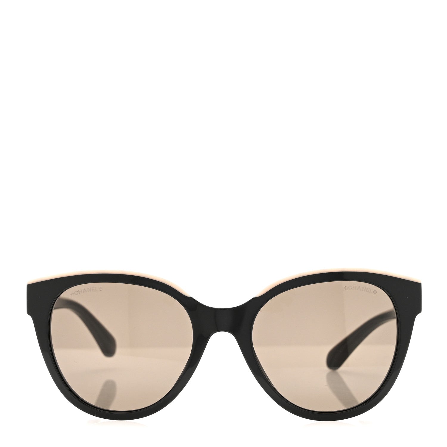 Acetate CC Butterfly Sunglasses 5414 Black Beige