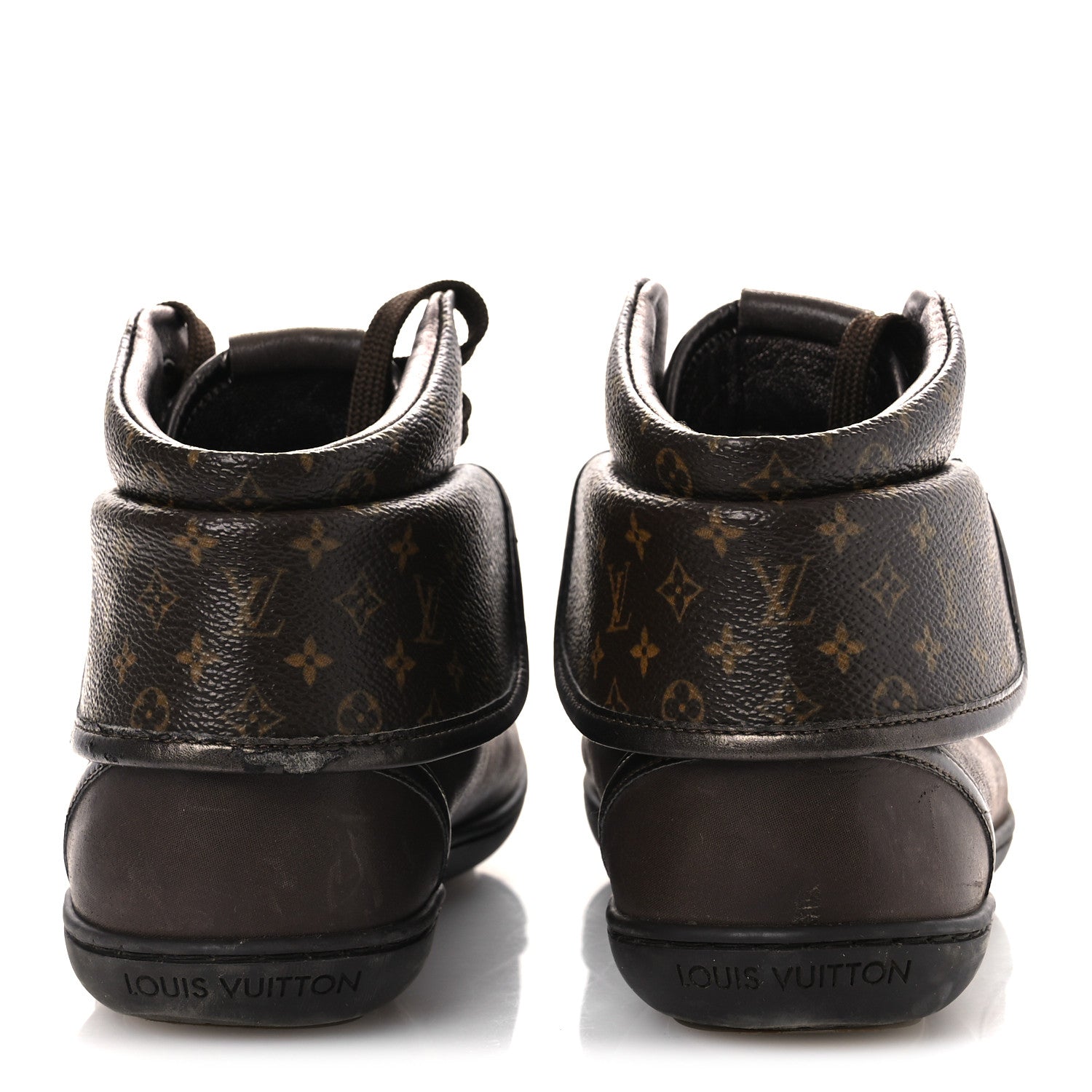 Calfskin Monogram Brea Sneaker 34.5 Brown