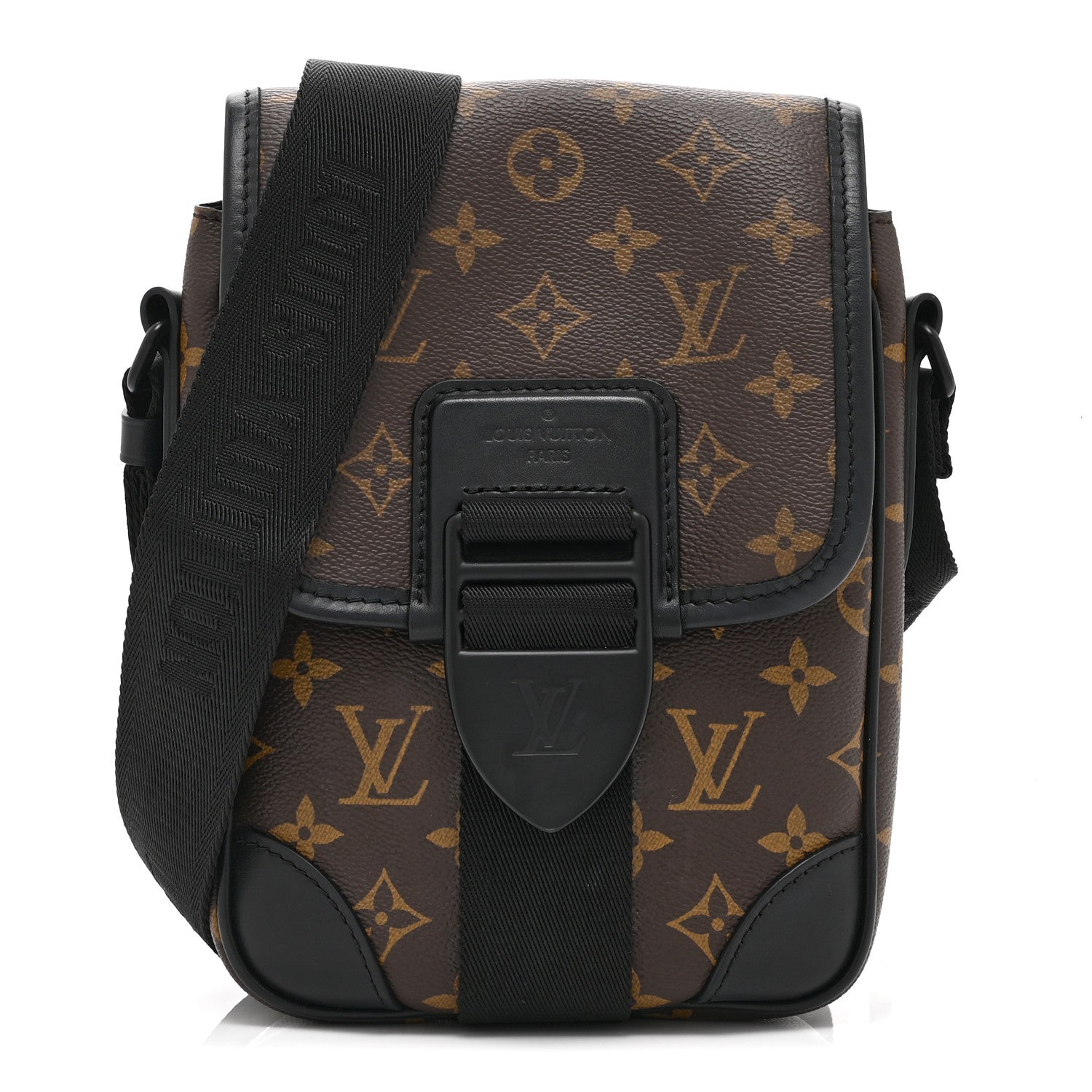 Monogram Macassar Archy Messenger PM