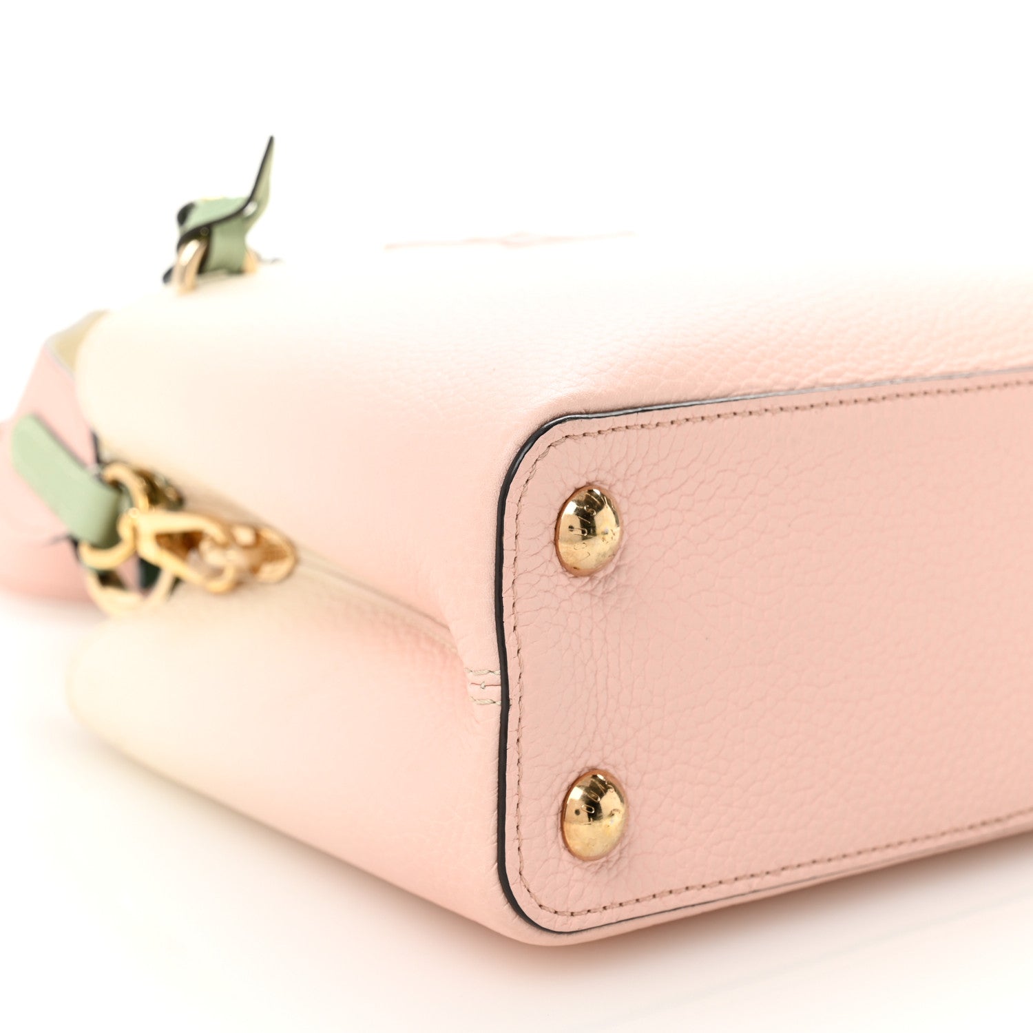 Taurillon Gradient Capucines BB Creme Rose Jade