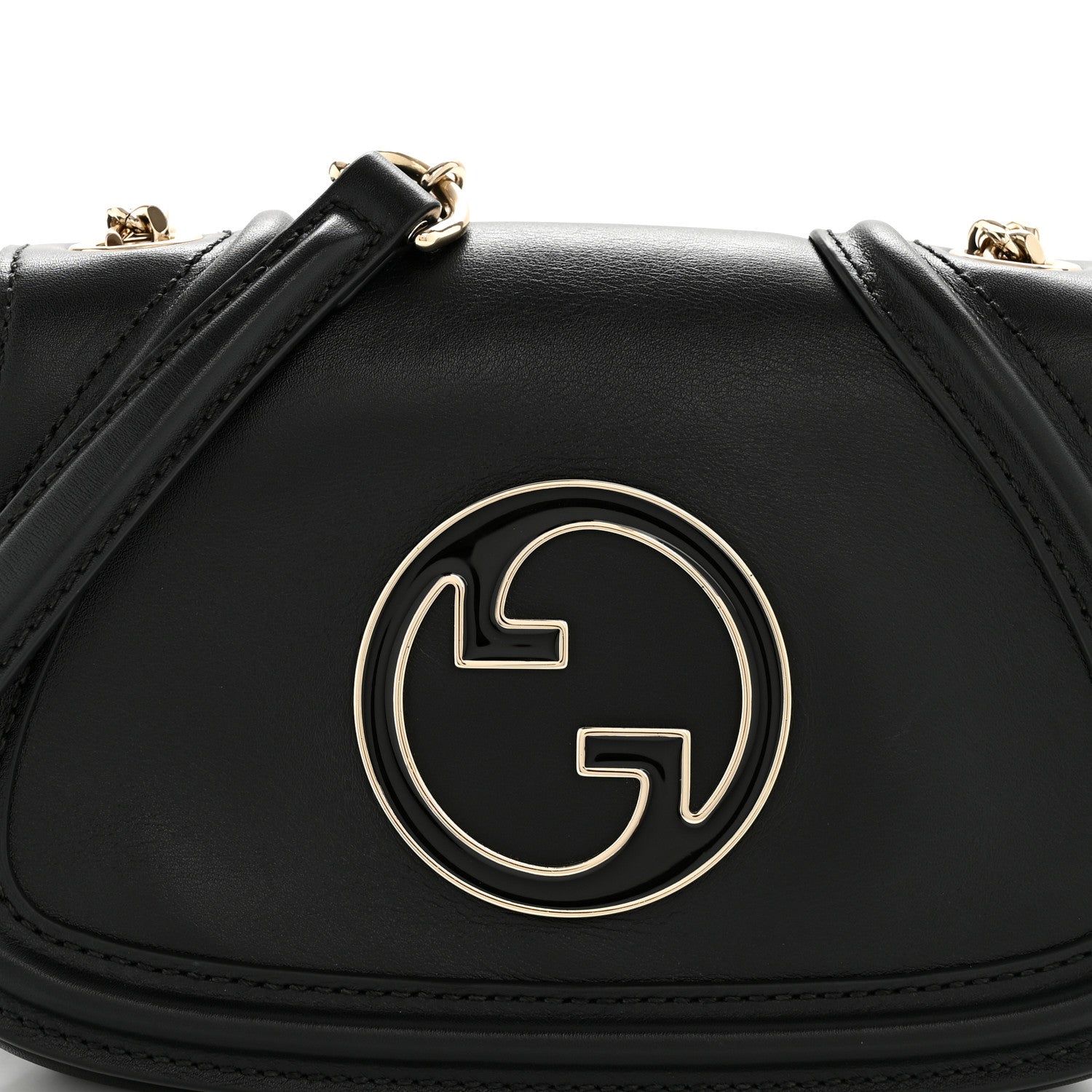 Calfskin Blondie Small Shoulder Bag Black