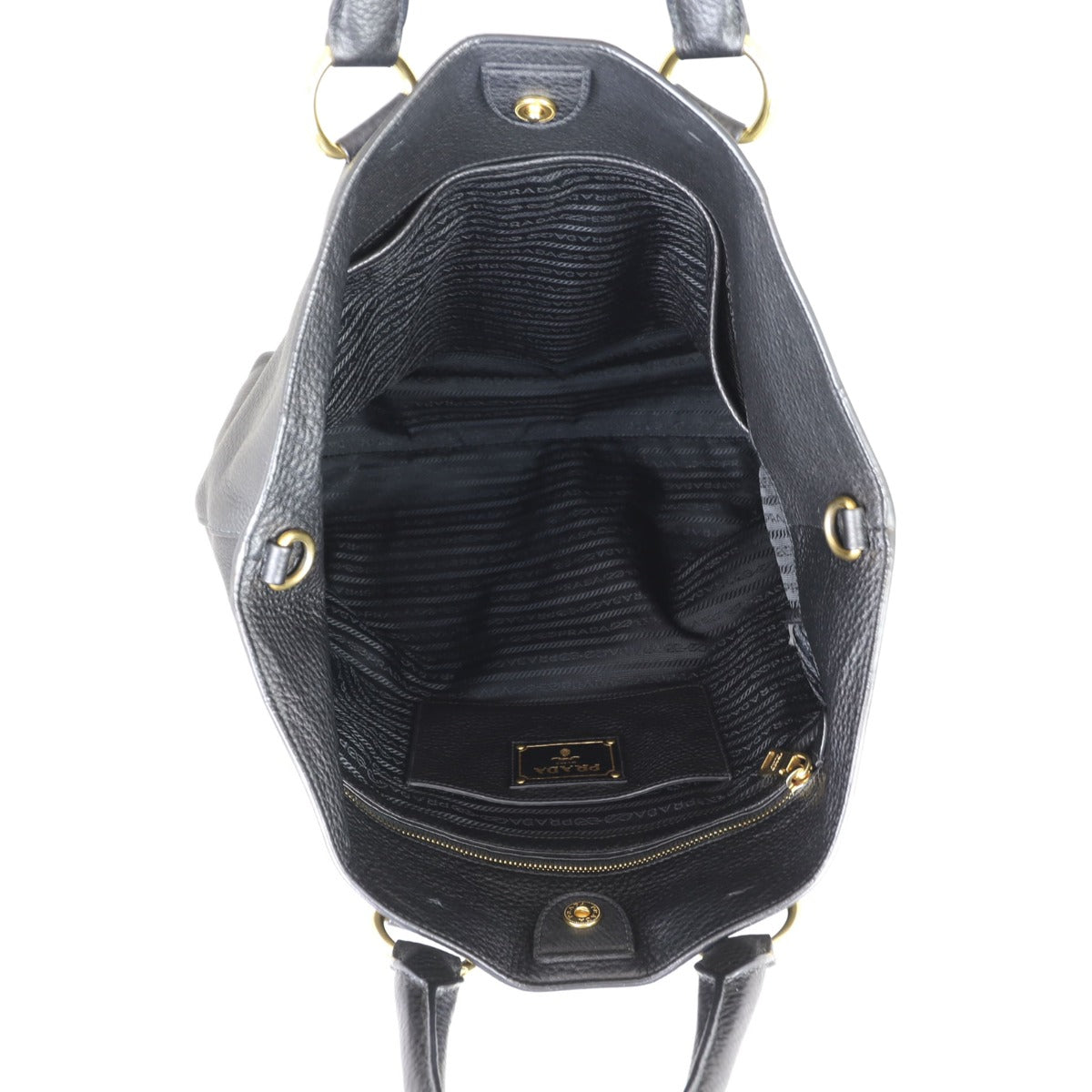 Prada Vitello Daino Shopping Large Tote Bag