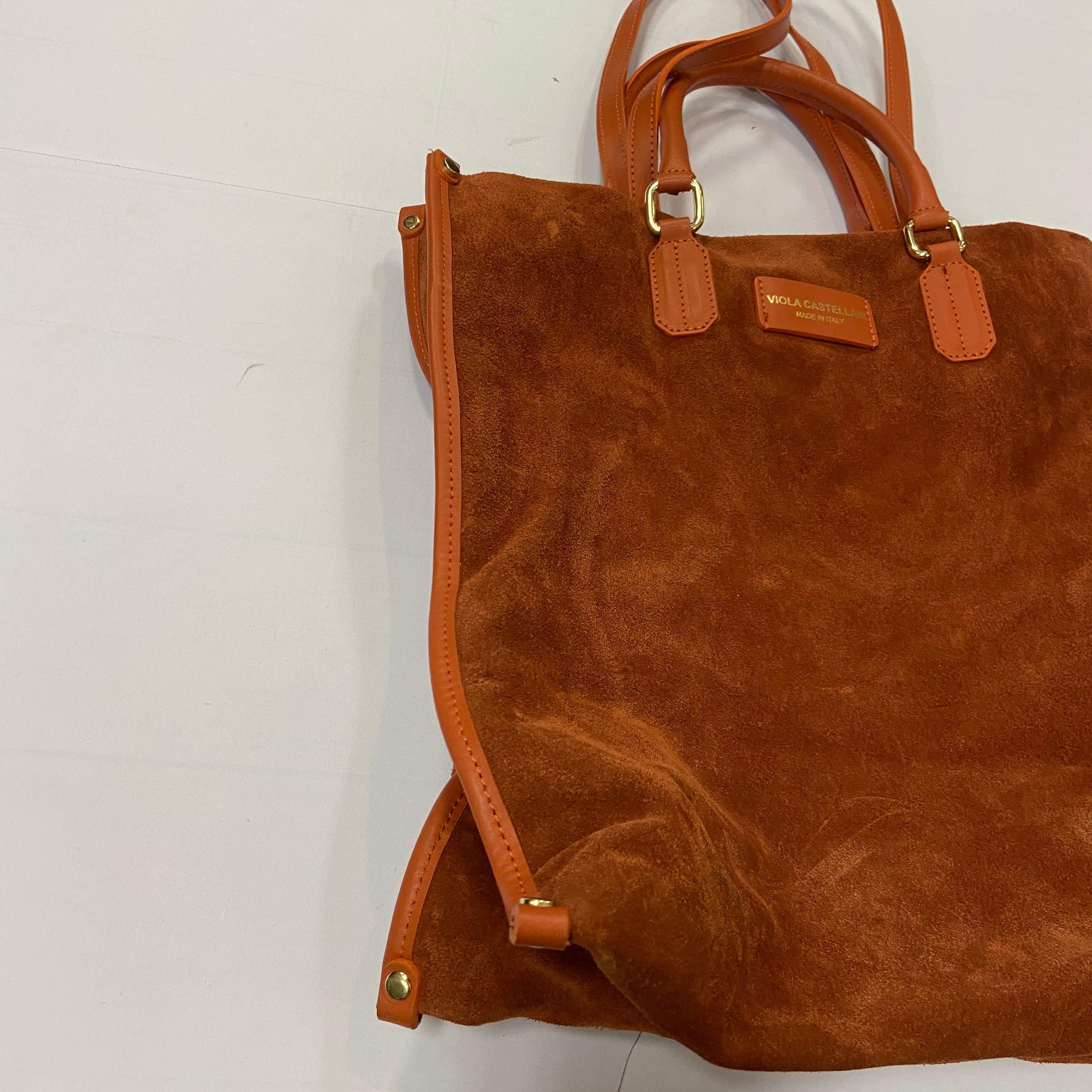 Handbag Leather By Clothes Mentor, Size: Large