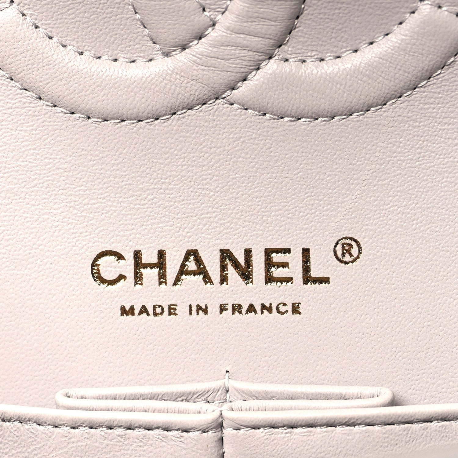 Caviar Quilted Medium Double Flap Grey