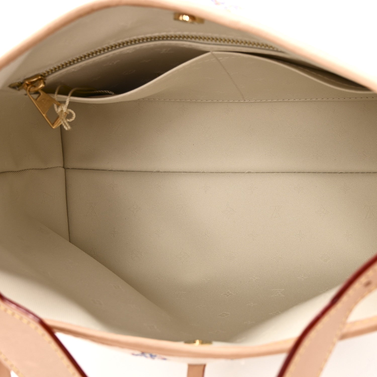 Monogram Jacquard CarryAll PM Multicolor Beige