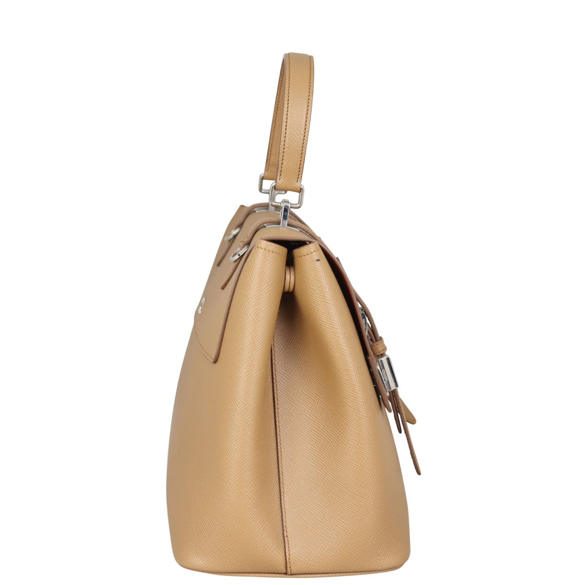 Prada Saffiano Cuir Convertible Top Handle Tote