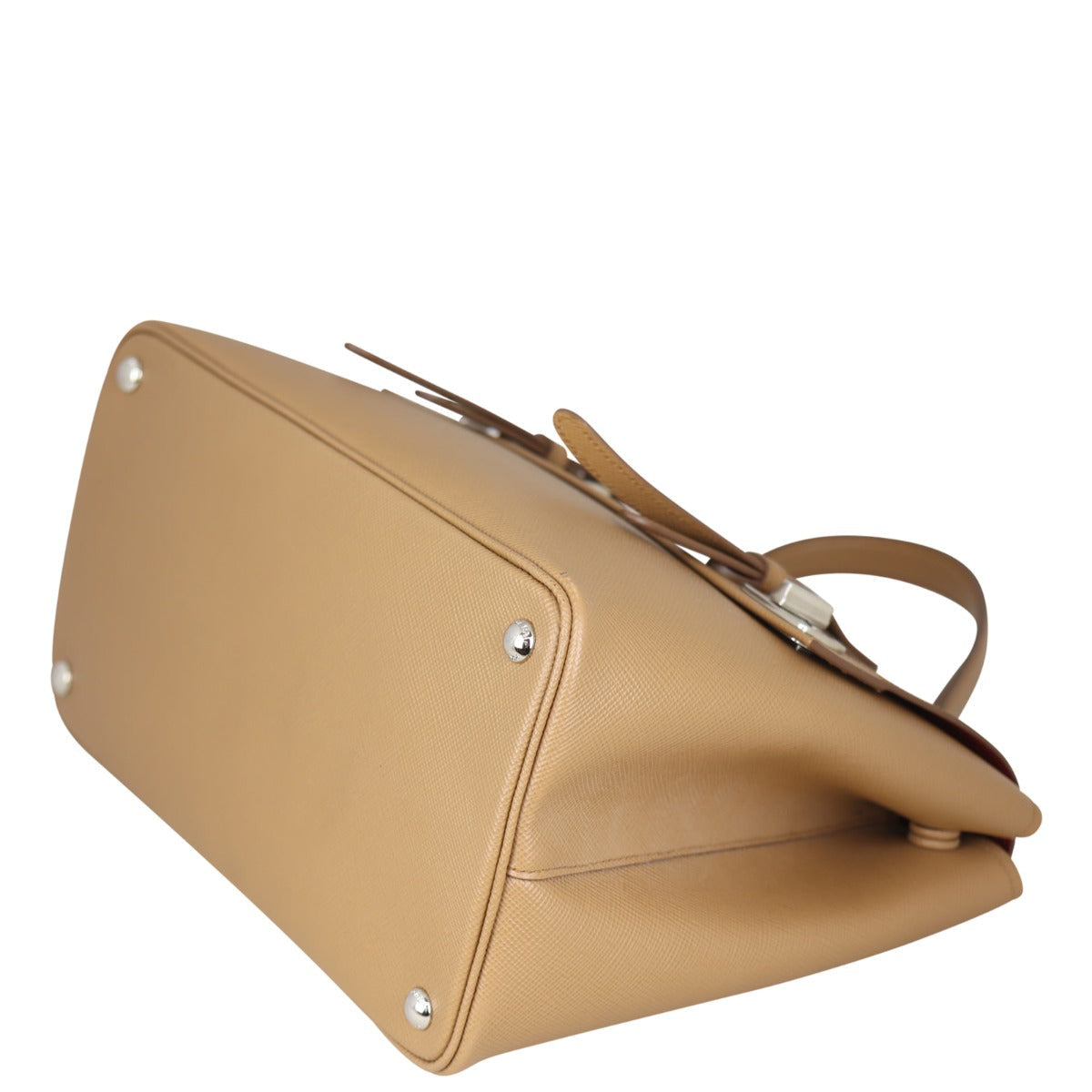 Prada Saffiano Cuir Convertible Top Handle Tote