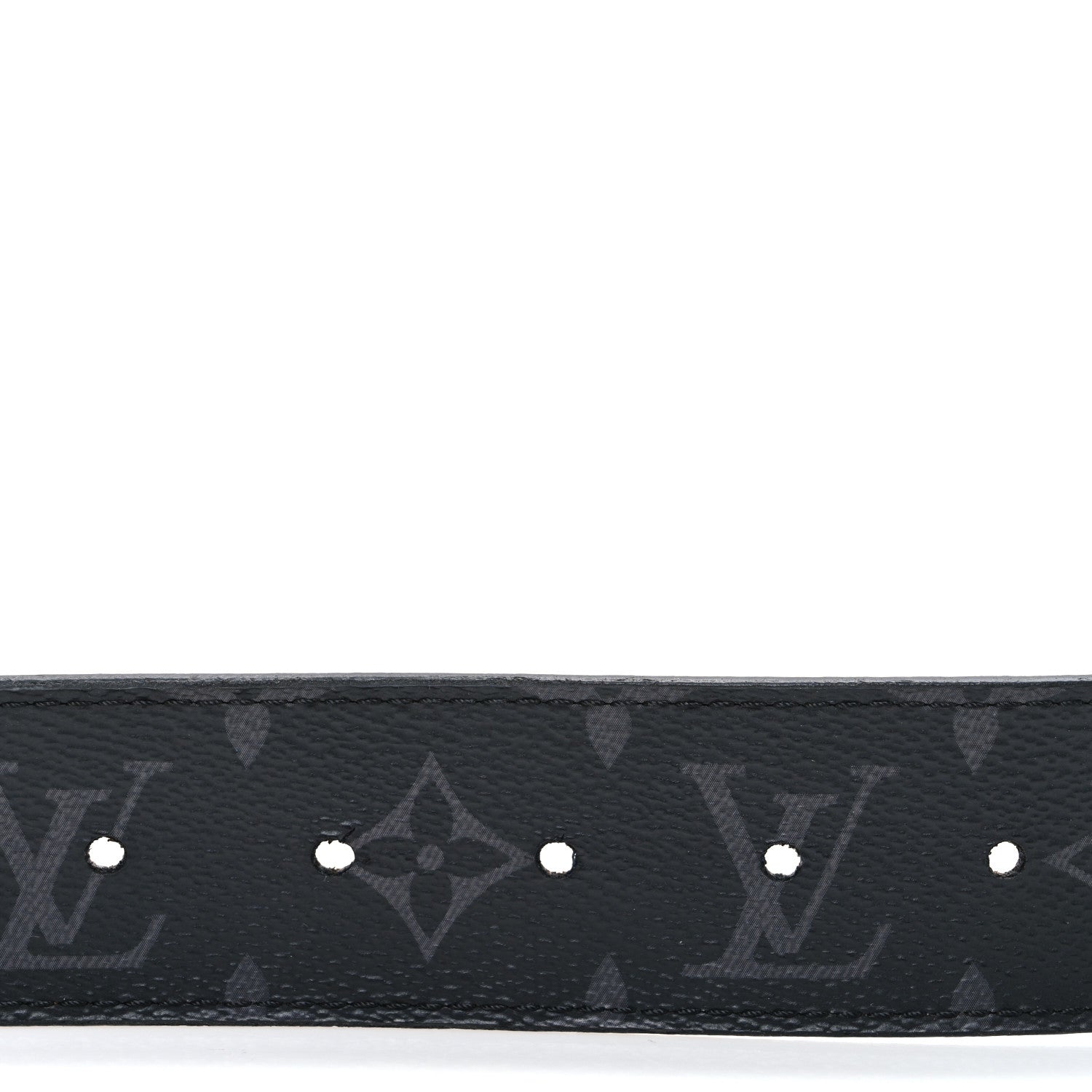 Monogram Eclipse Taigarama 40mm LV Initiales Reversible Belt 95 38 Black