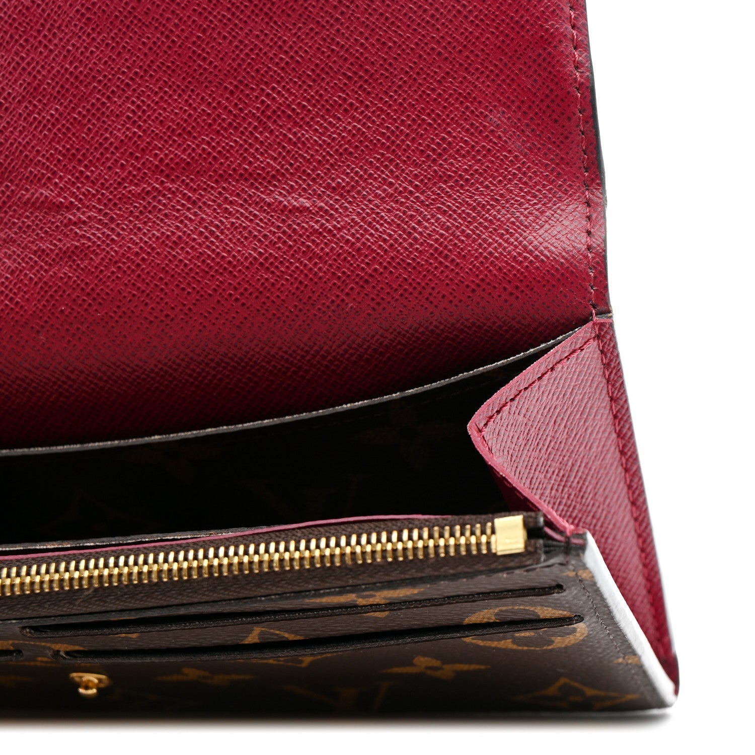 Monogram Emilie Wallet Fuchsia