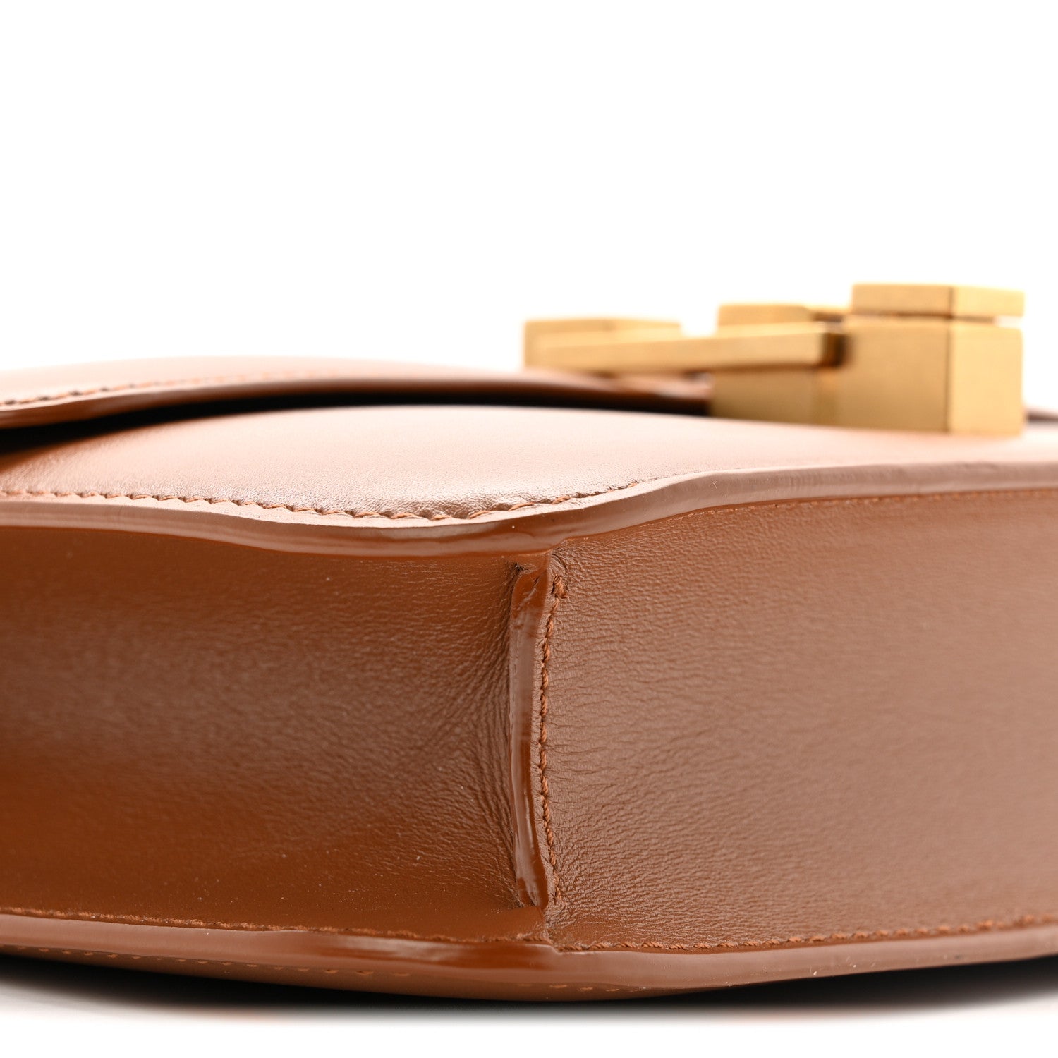 Smooth Calfskin Carre Satchel Brick