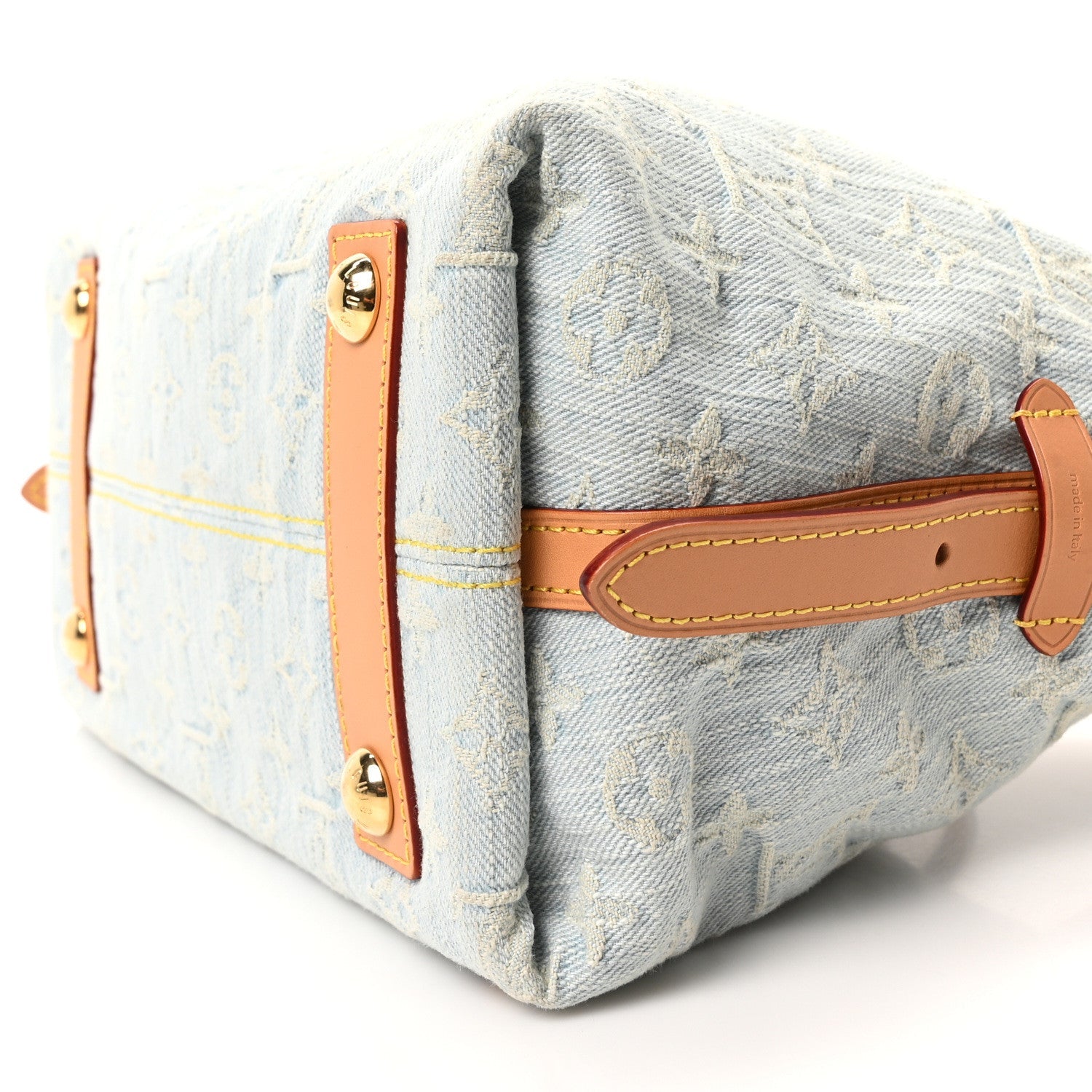 Monogram Denim CarryAll PM Sky Blue