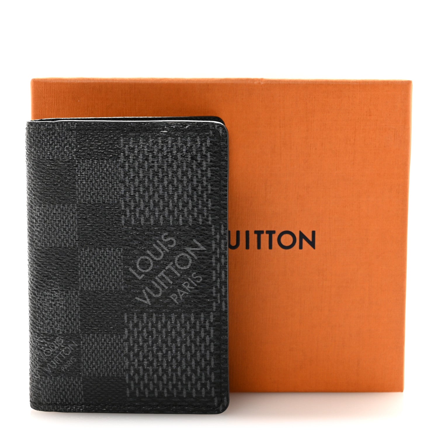 Damier Graphite 3D Pocket Organizer Black Grey