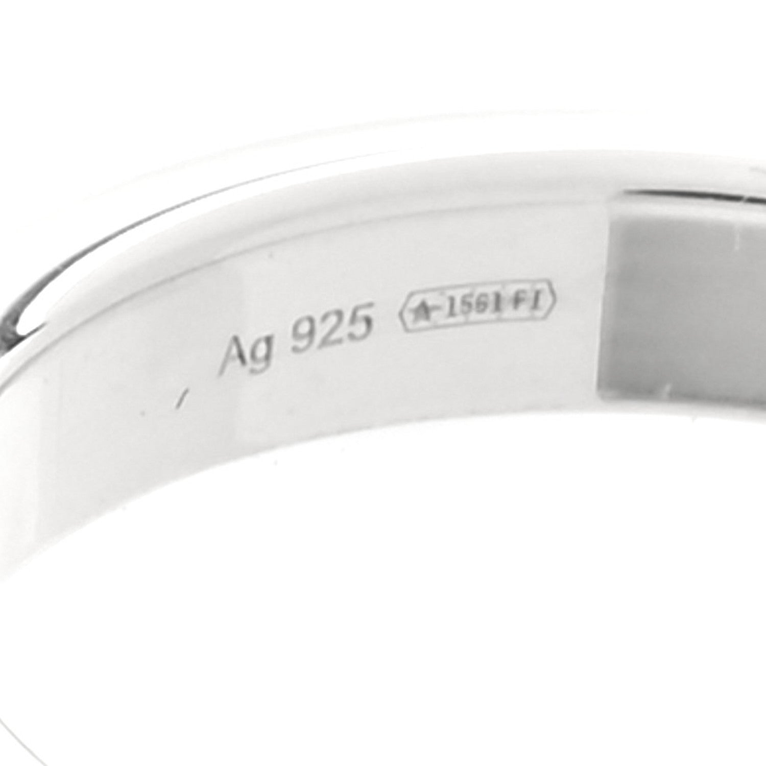 Sterling Silver Signature GG Narrow Band Ring 58 8.25