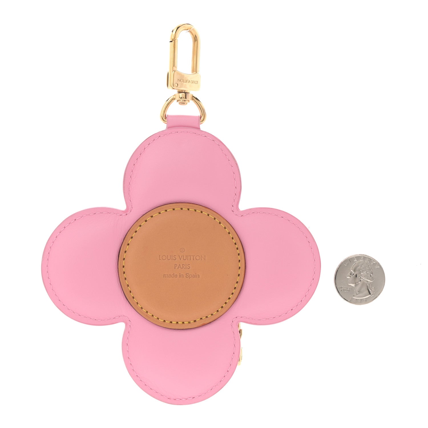 Calfskin Vivienne Coin Purse Pink Multicolor