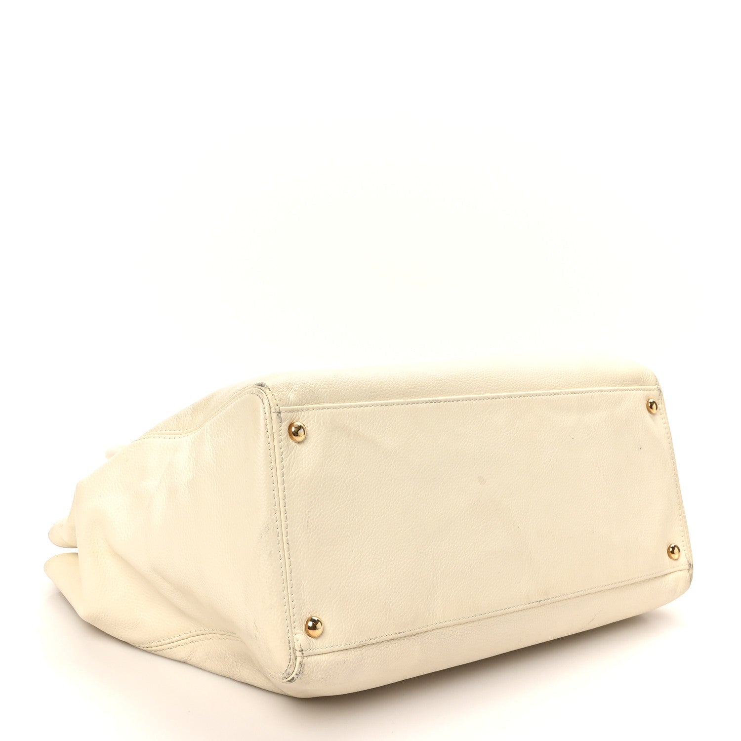 Caviar Cerf Executive Shopper Tote White