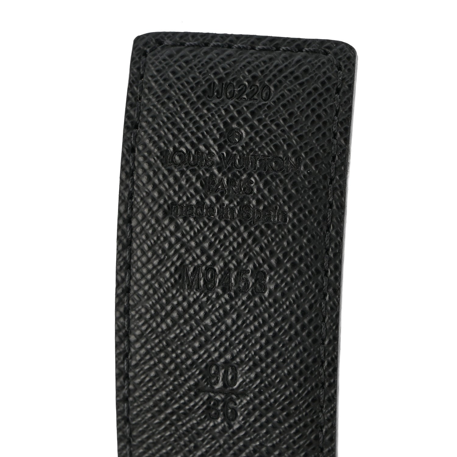 Calfskin Monogram 30mm LV Initiales Reversible Belt 90 36 Black