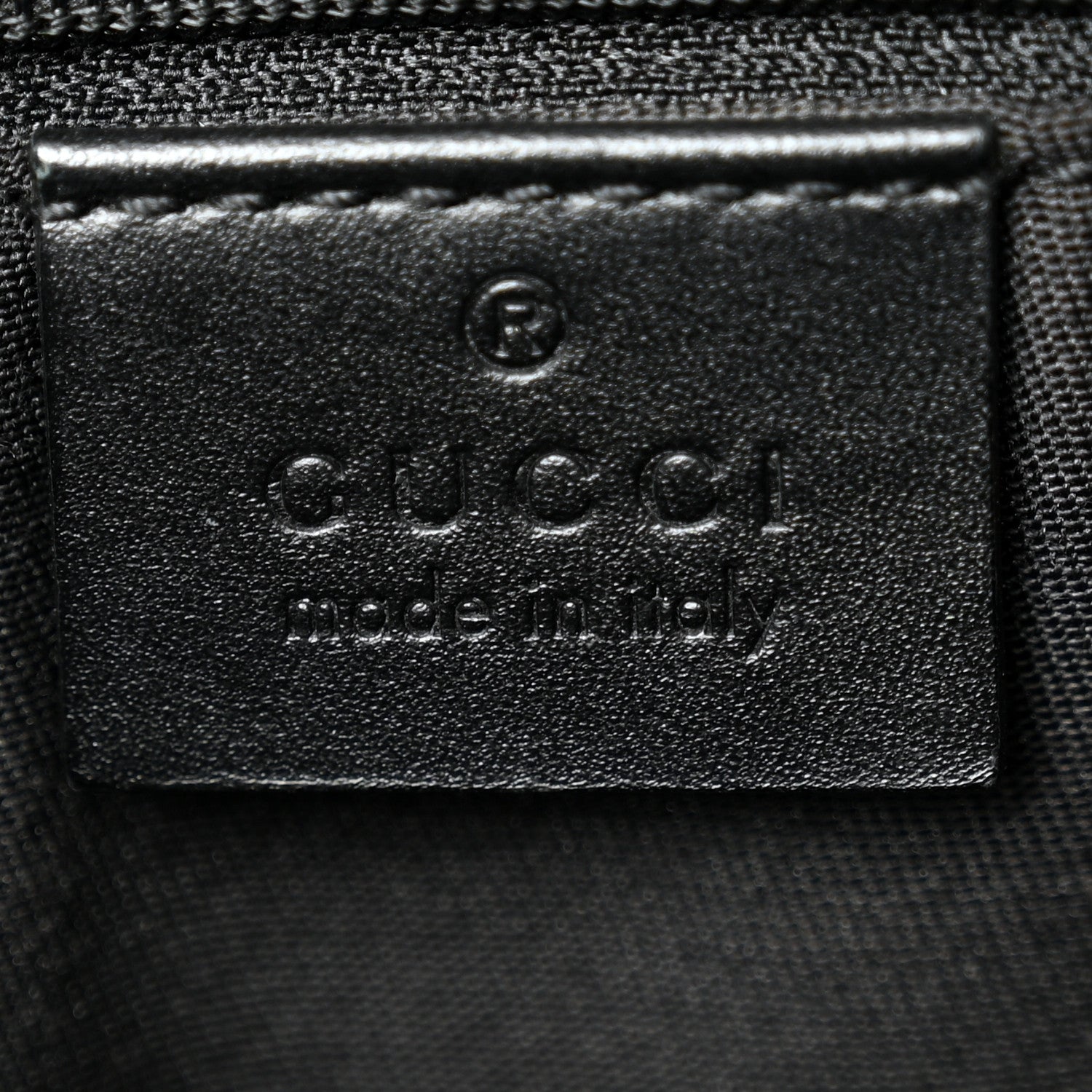 GG Monogram Web Flat Messenger Bag Black