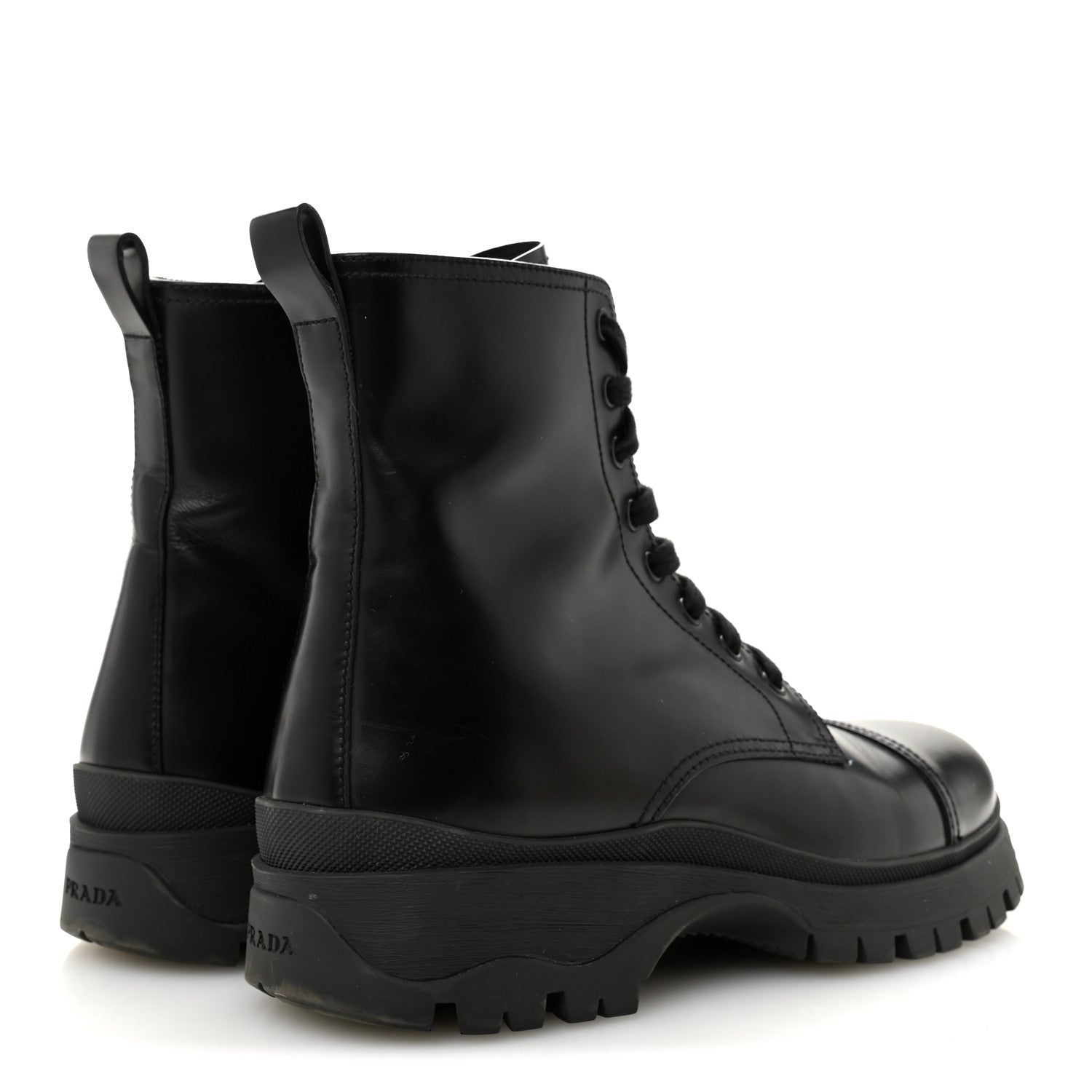 Spazzolato Chocolate 50mm Combat Boots 36.5 Black