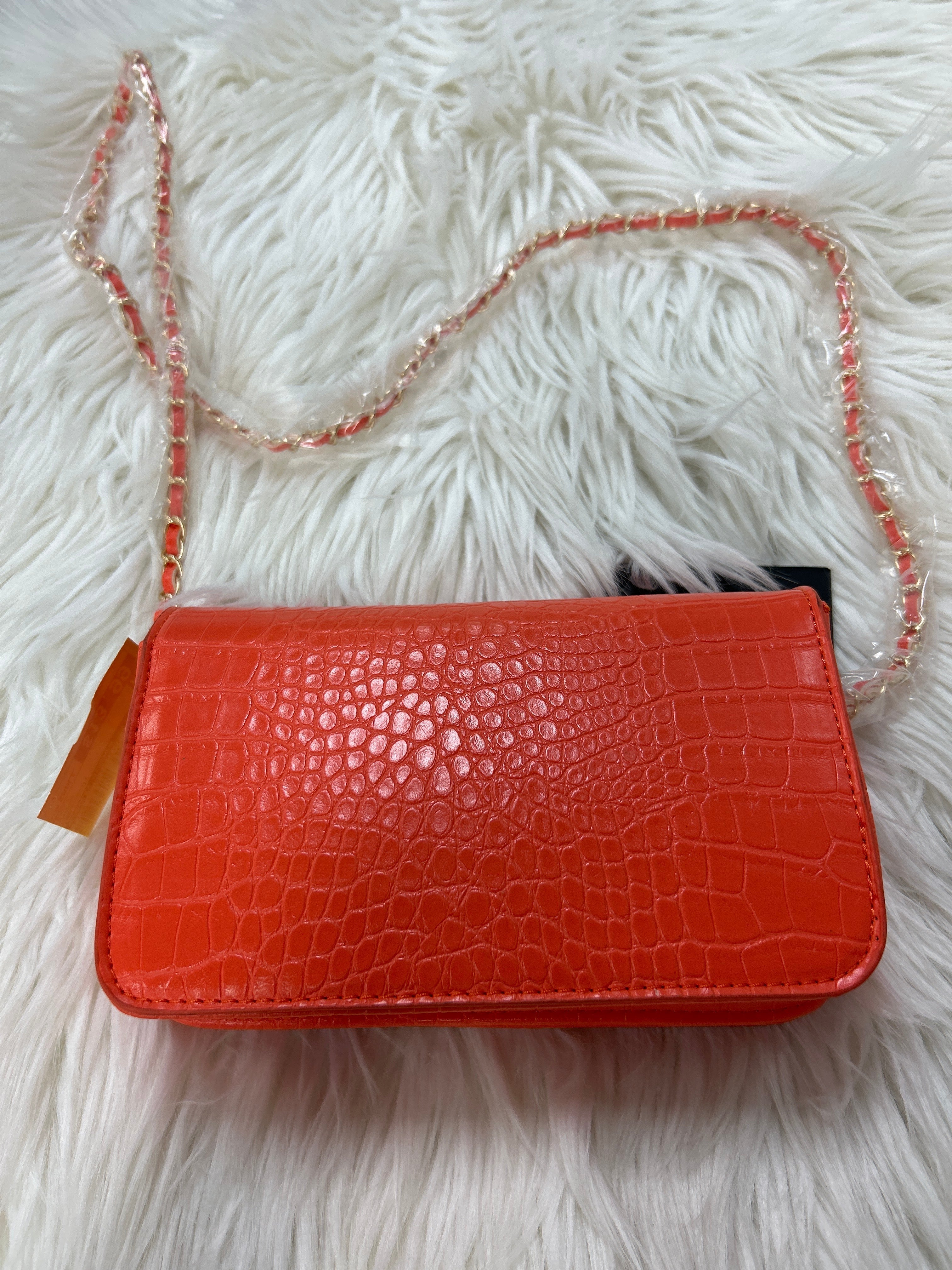 Crossbody By Badgley Mischka In Orange, Size:Small
