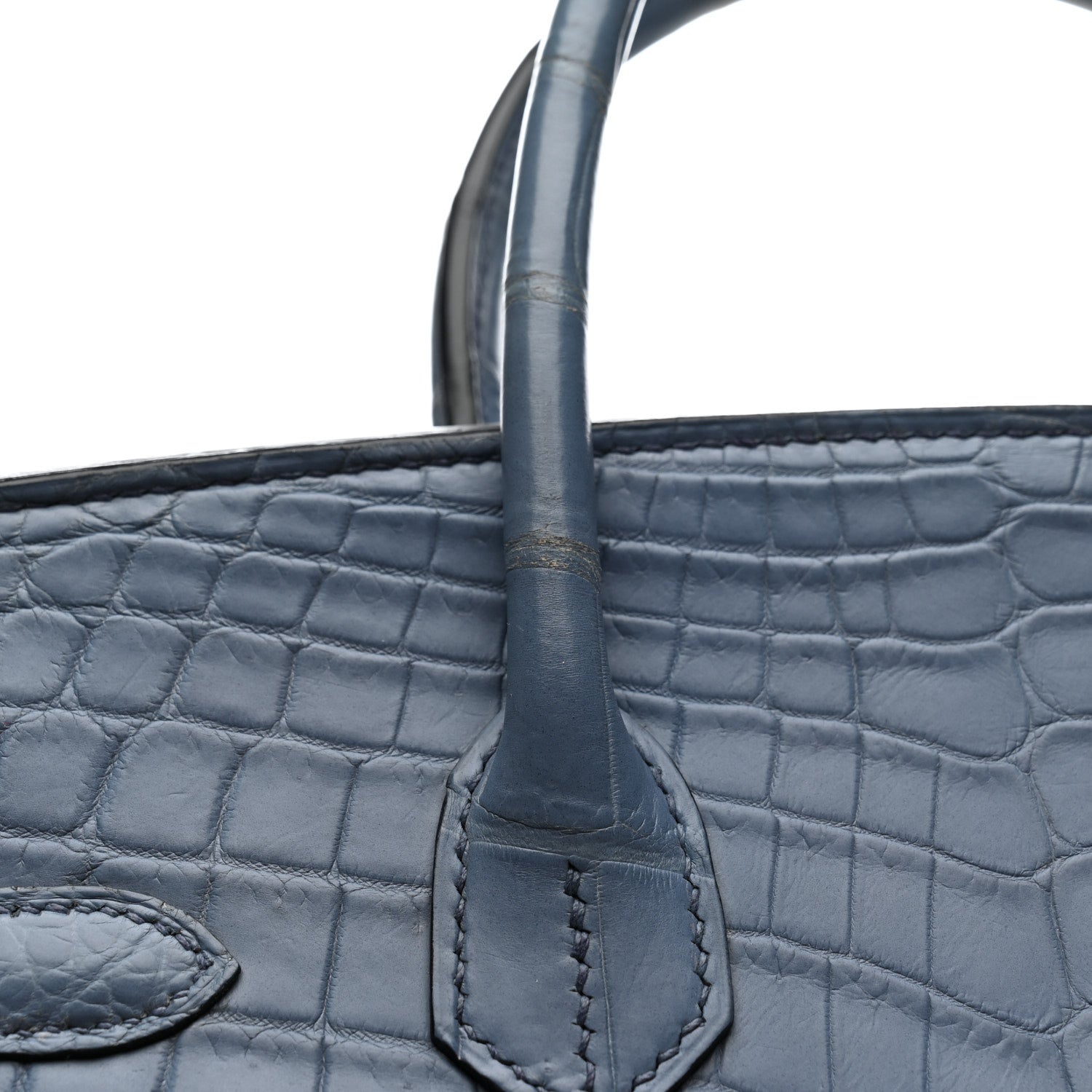 Matte Niloticus Crocodile Birkin 30 Bleu Ciel