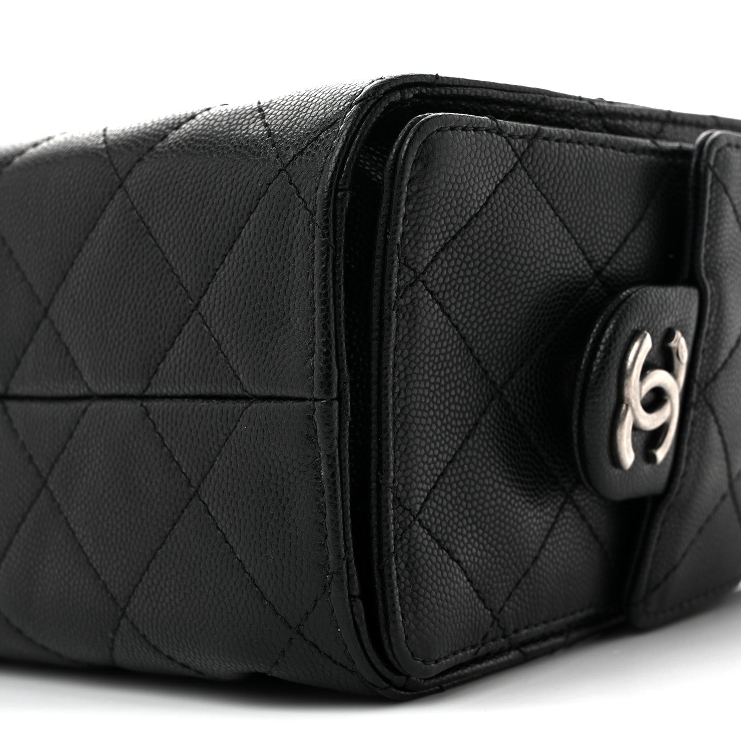 Caviar Quilted Mini Chanel 25 Handbag Black