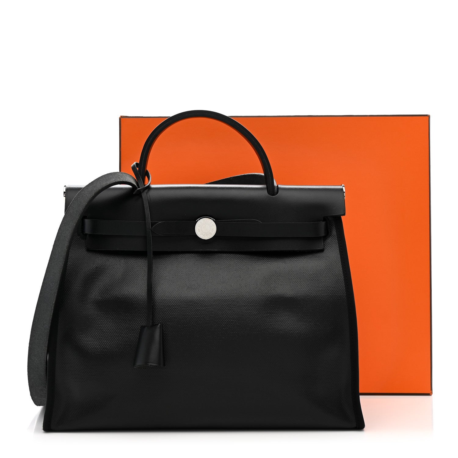 Toile H Berline Vache Hunter Herbag Zip PM 31 Black Ecru