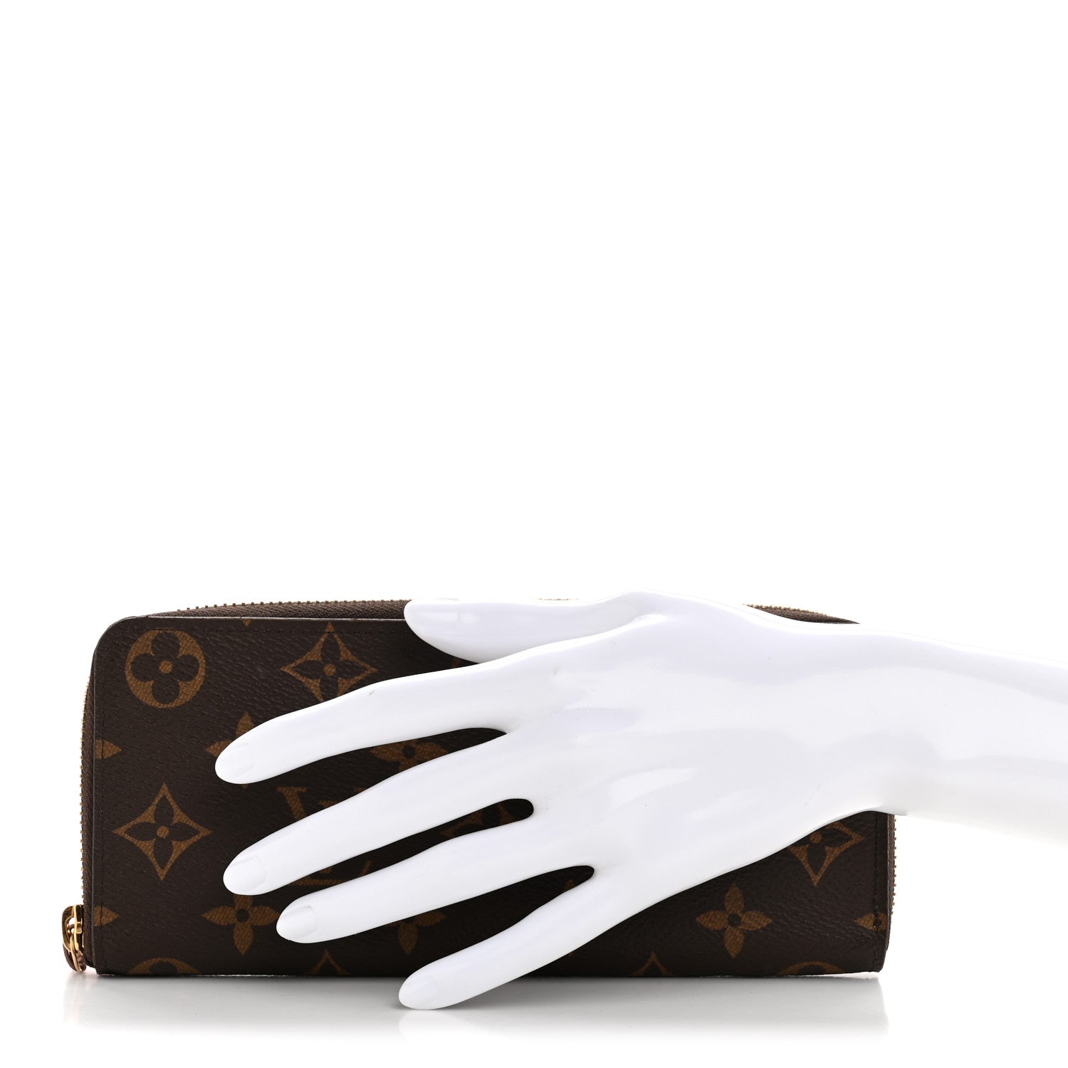 Monogram Clemence Wallet Rose Ballerine