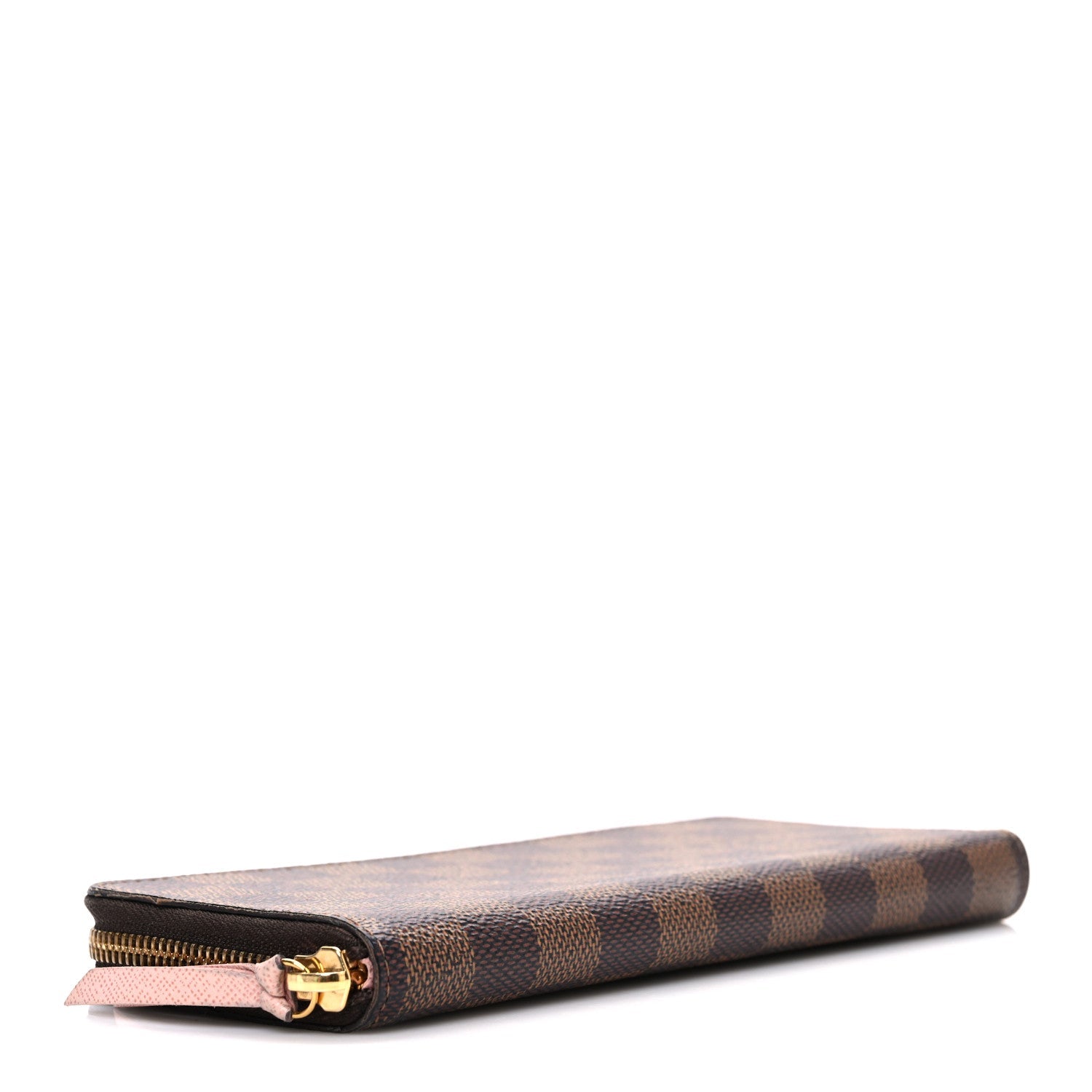 Damier Ebene Clemence Wallet Rose Ballerine