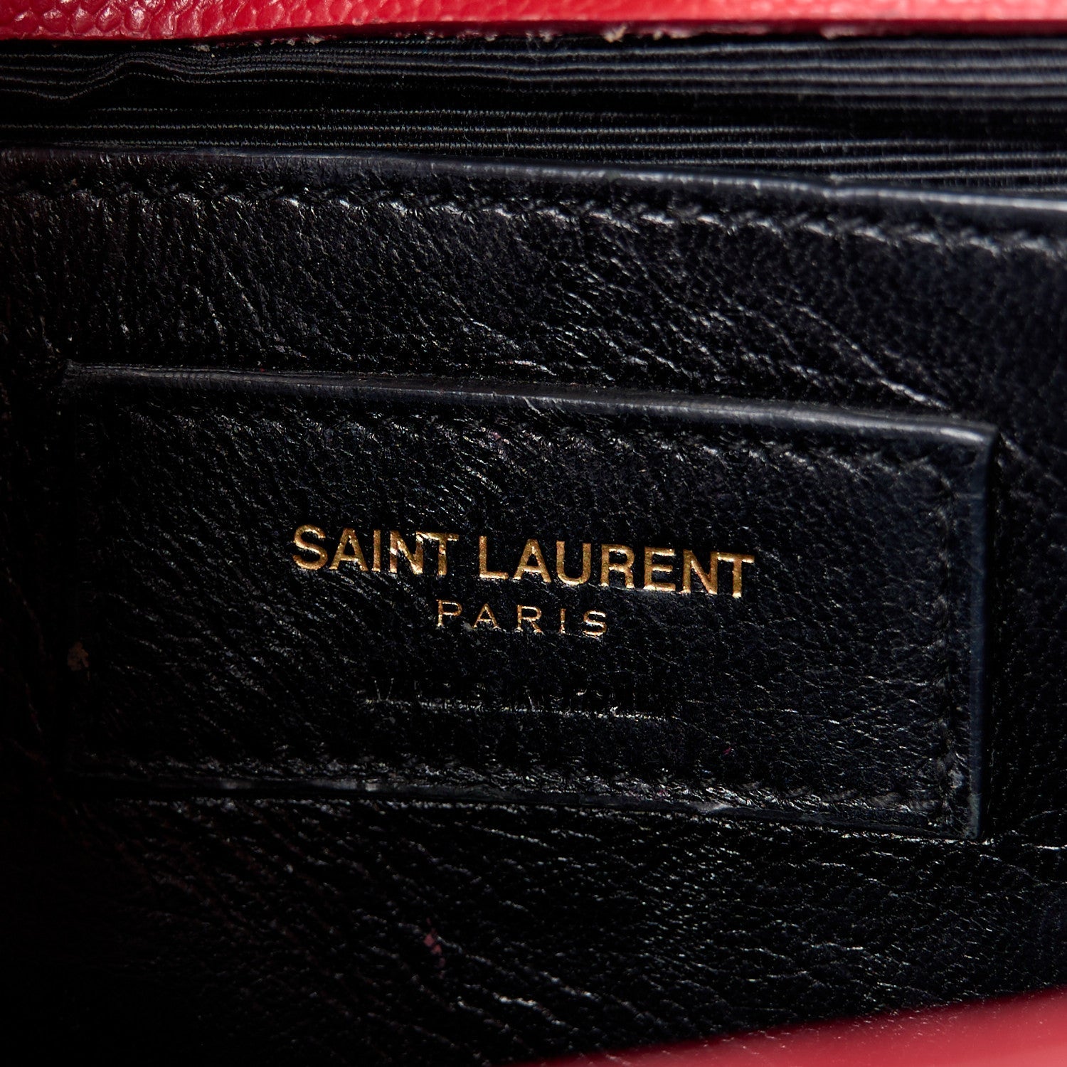 Grain De Poudre Small Monogram Kate Satchel Red