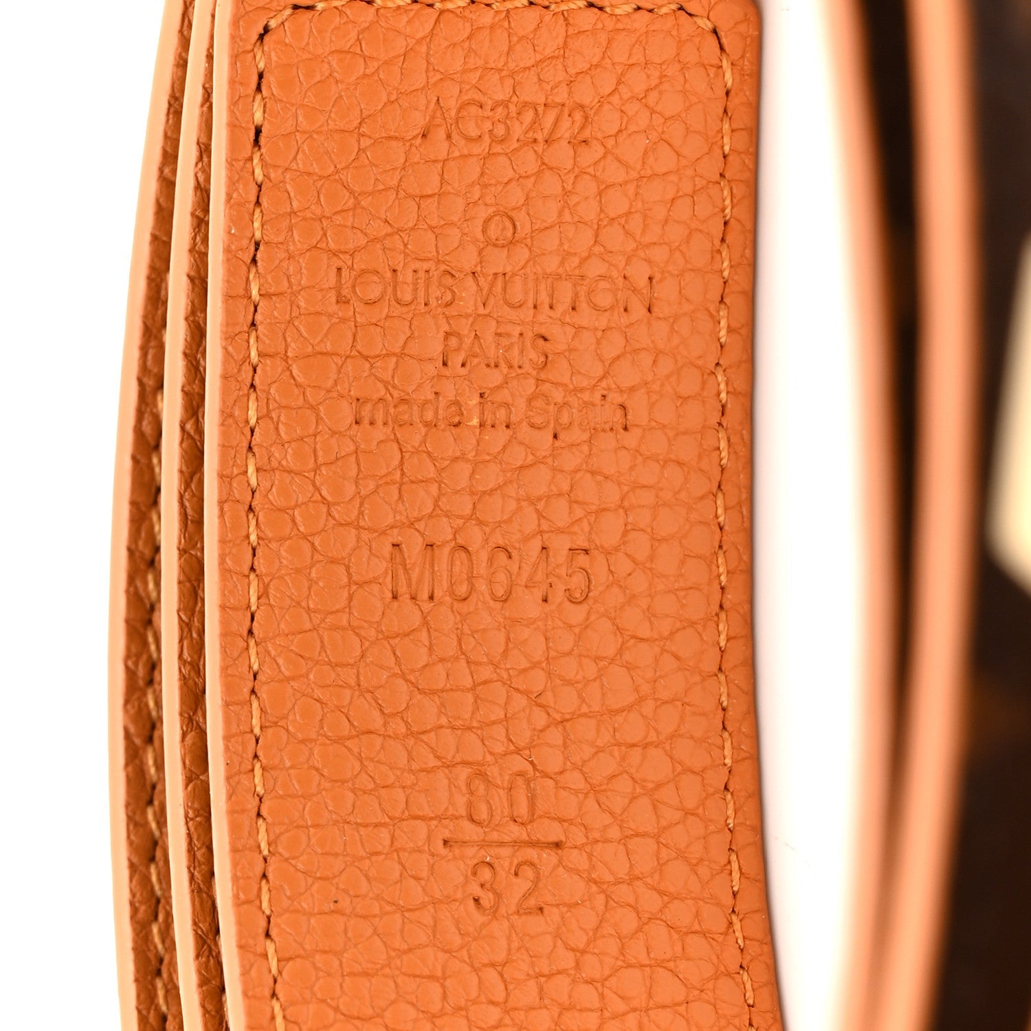 Calfskin Monogram 20mm LV Iconic Reversible Belt 80 32 Arizona