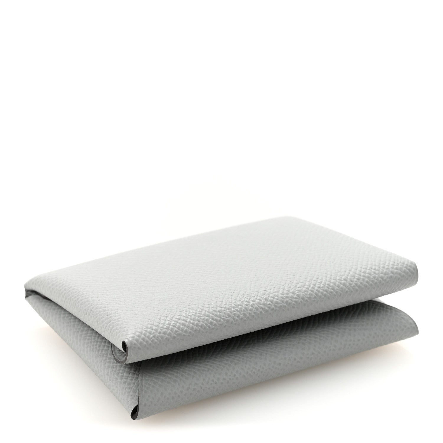 Epsom Calvi Duo Card Case Gris Pantin